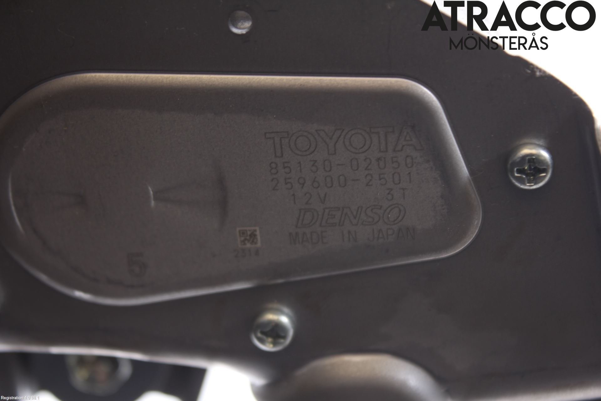Toyota AURIS 13-19 Viskermotor Bakluke