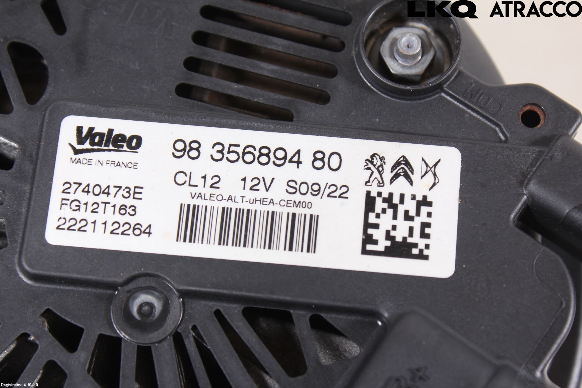 Opel CORSA F, CORSA-E 20- Dynamo