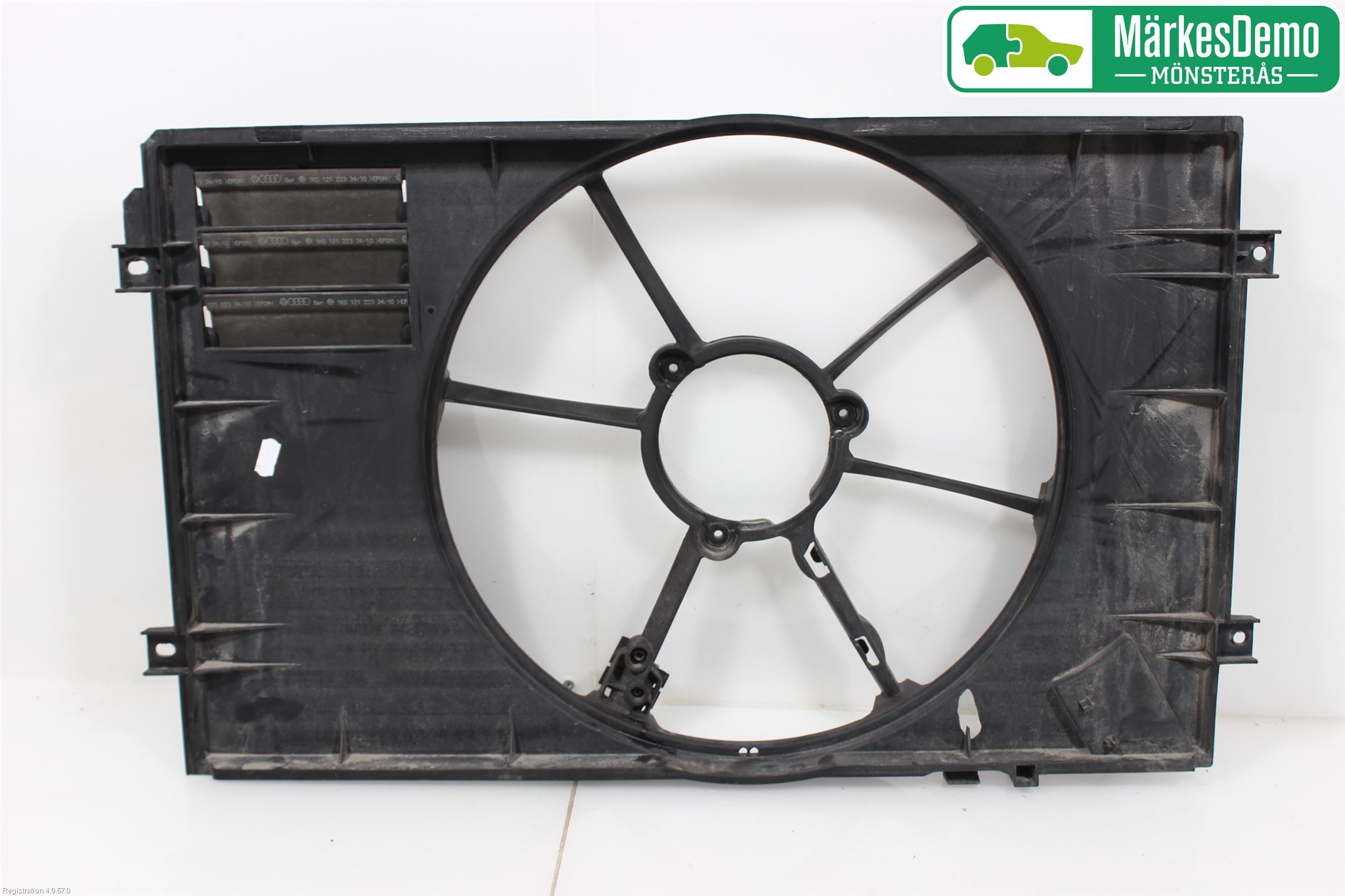 Volkswagen VW GOLF VI 09-13 Kjølevifte-Radiator Hus-Kåpe
