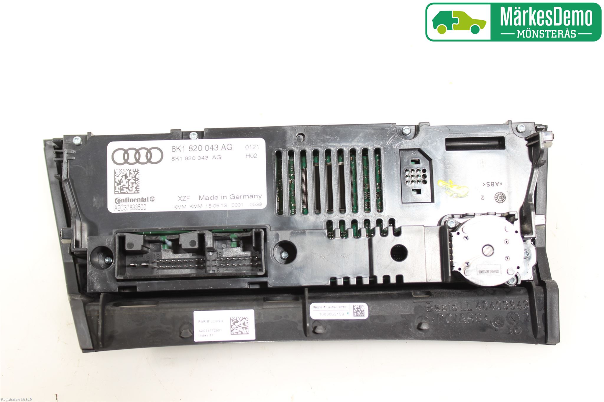 Audi A4 12-15 Varme Ac Betjening-Display