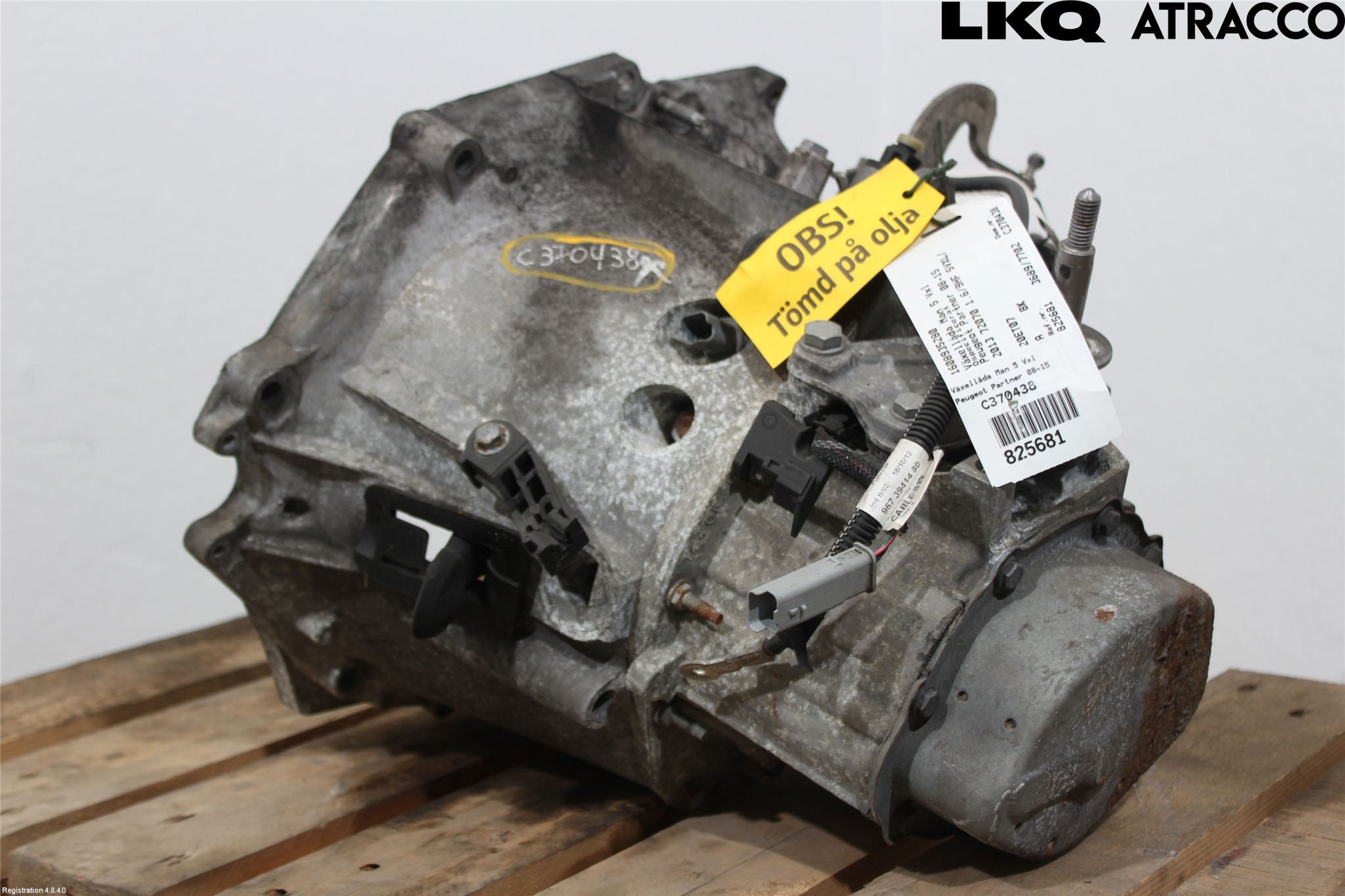 Peugeot PARTNER 08-15 Gearkasse 5 Trinn