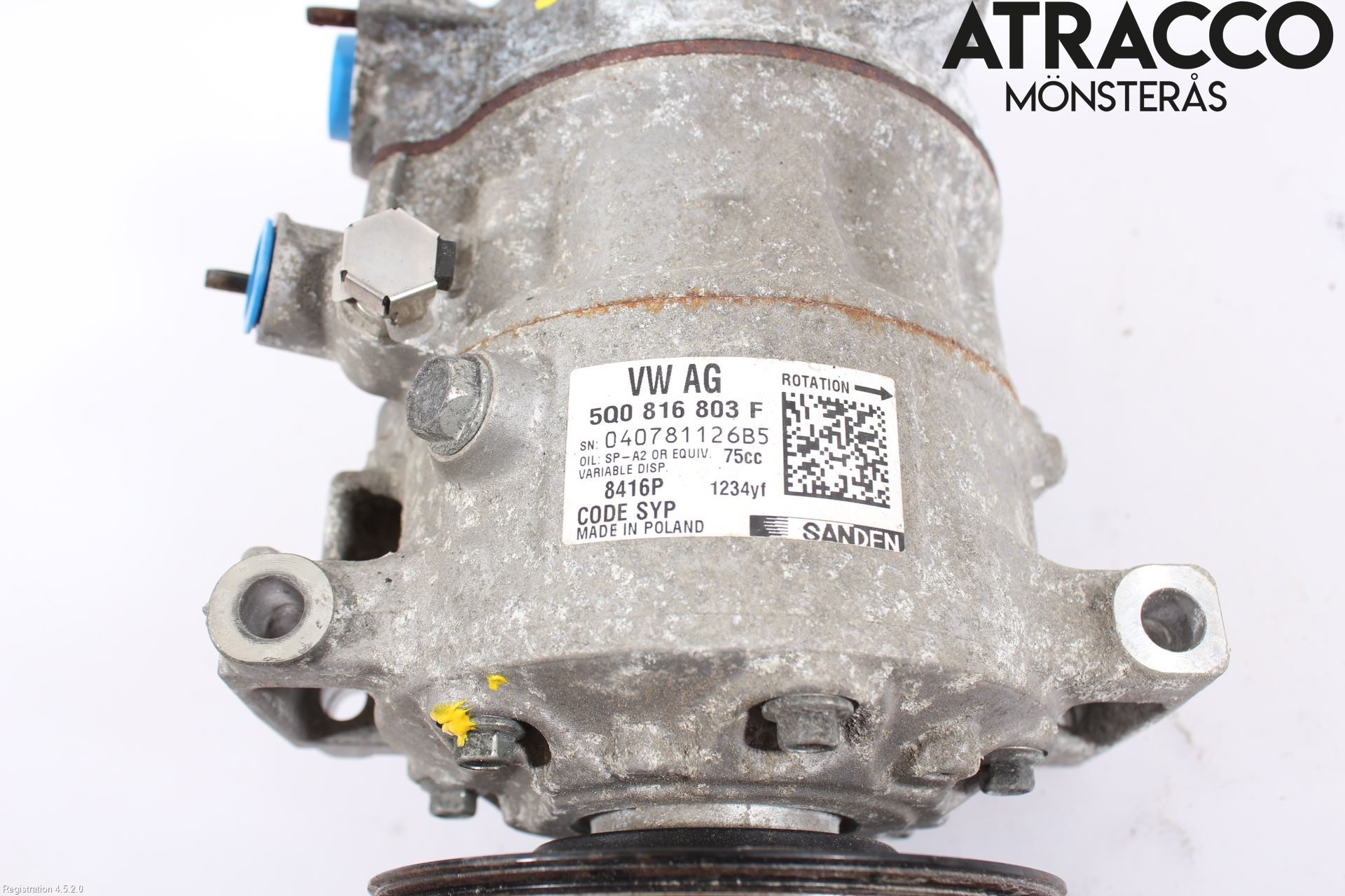 Skoda FABIA 15-21 Varme Ac Kompressor