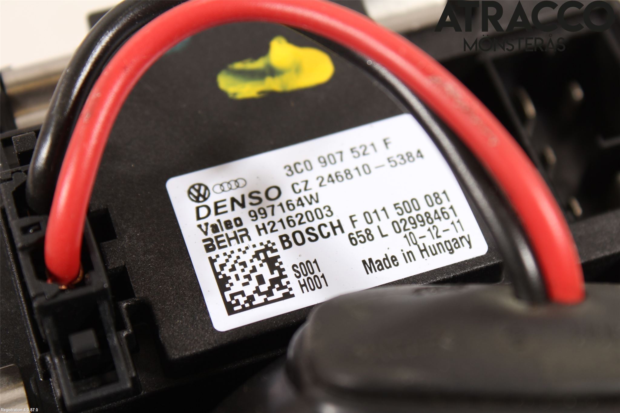 Volkswagen VW TOURAN 10-15 Varmeapparat Viftemotor