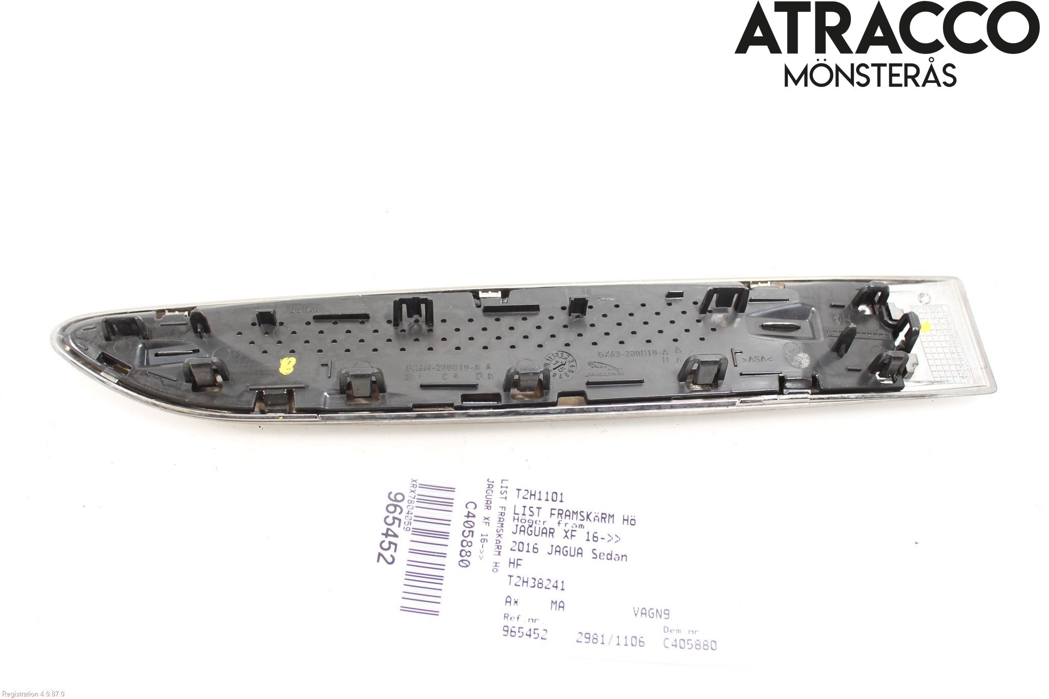 Jaguar XF (X260) 16-24 List Framskjerm Hs