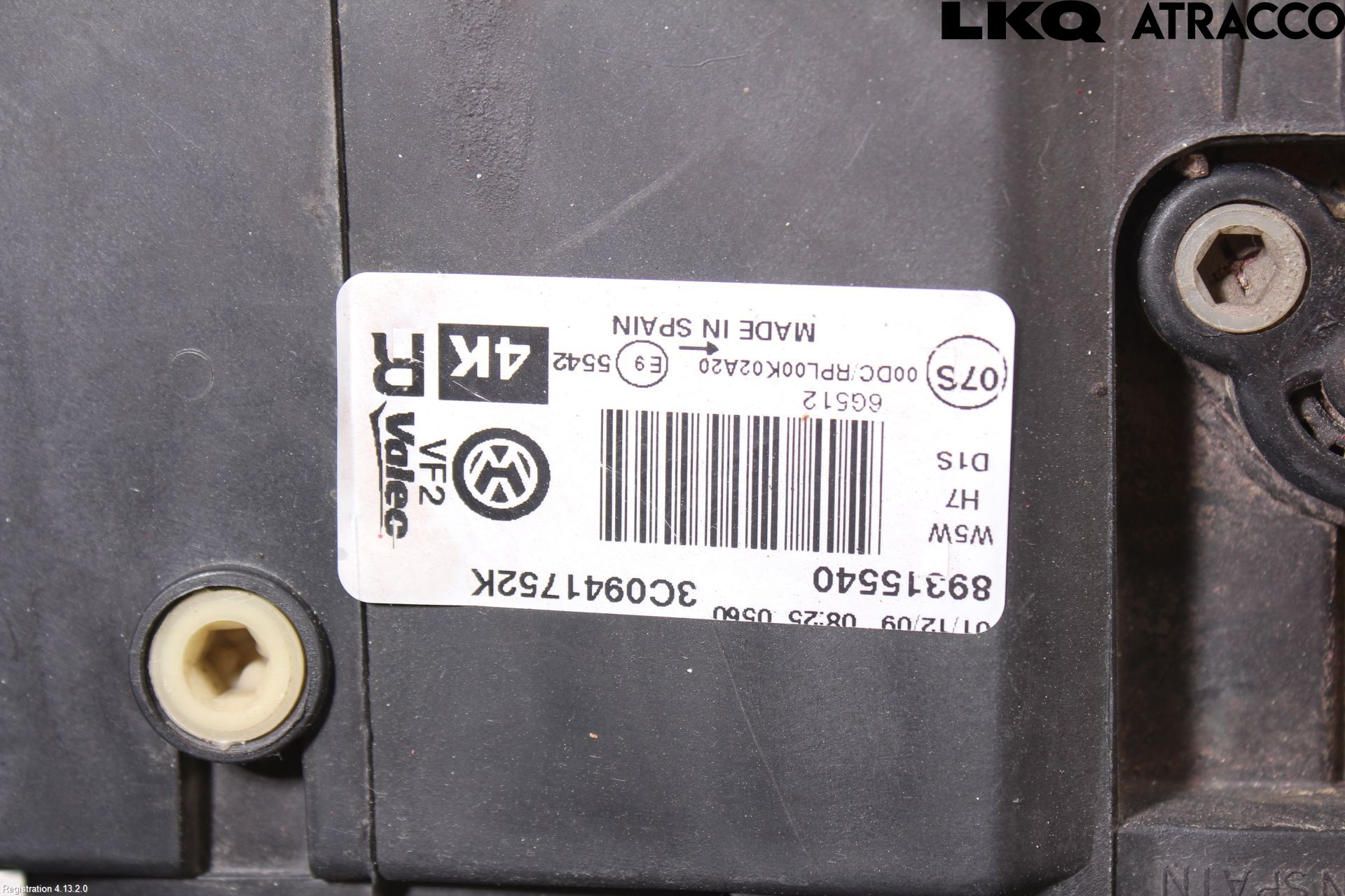 Volkswagen VW PASSAT 05-11 Frontlykt Høyre