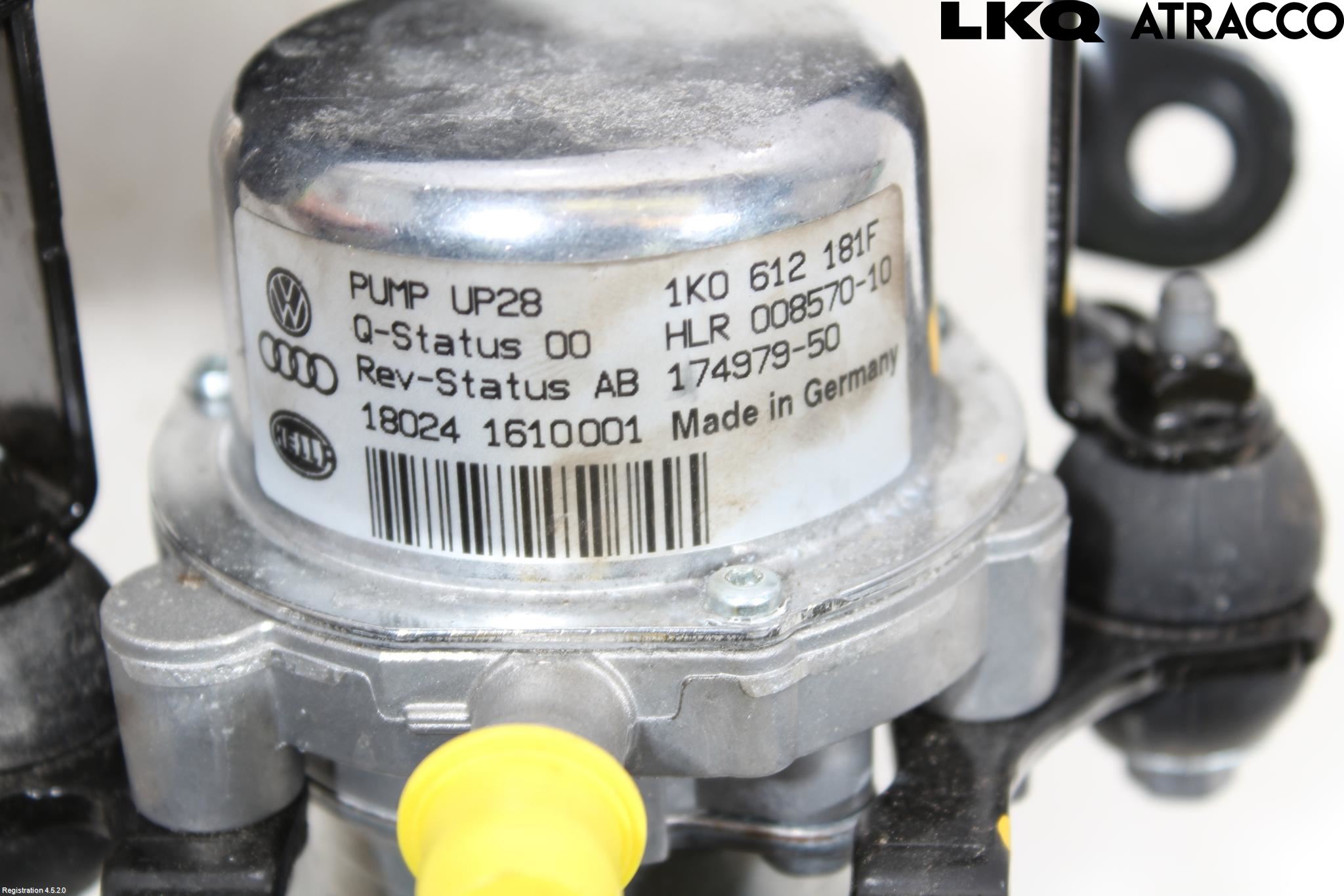 Volkswagen VW GOLF / E-GOLF VII 13-20 Luftpumpe - Eksosrensing