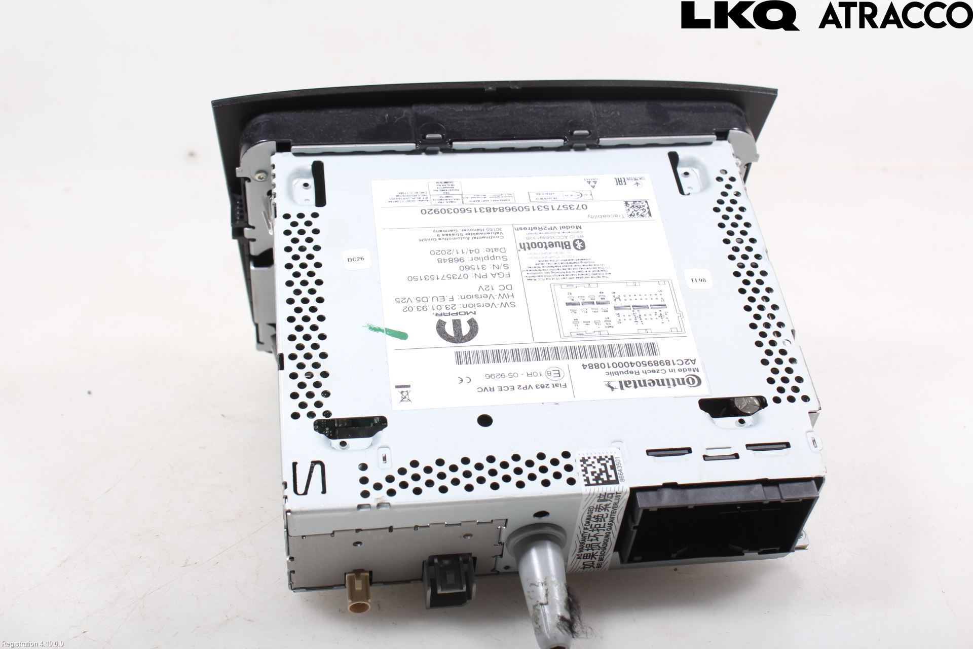 Fiat DOBLO CARGO Stereo Radio Med Cd