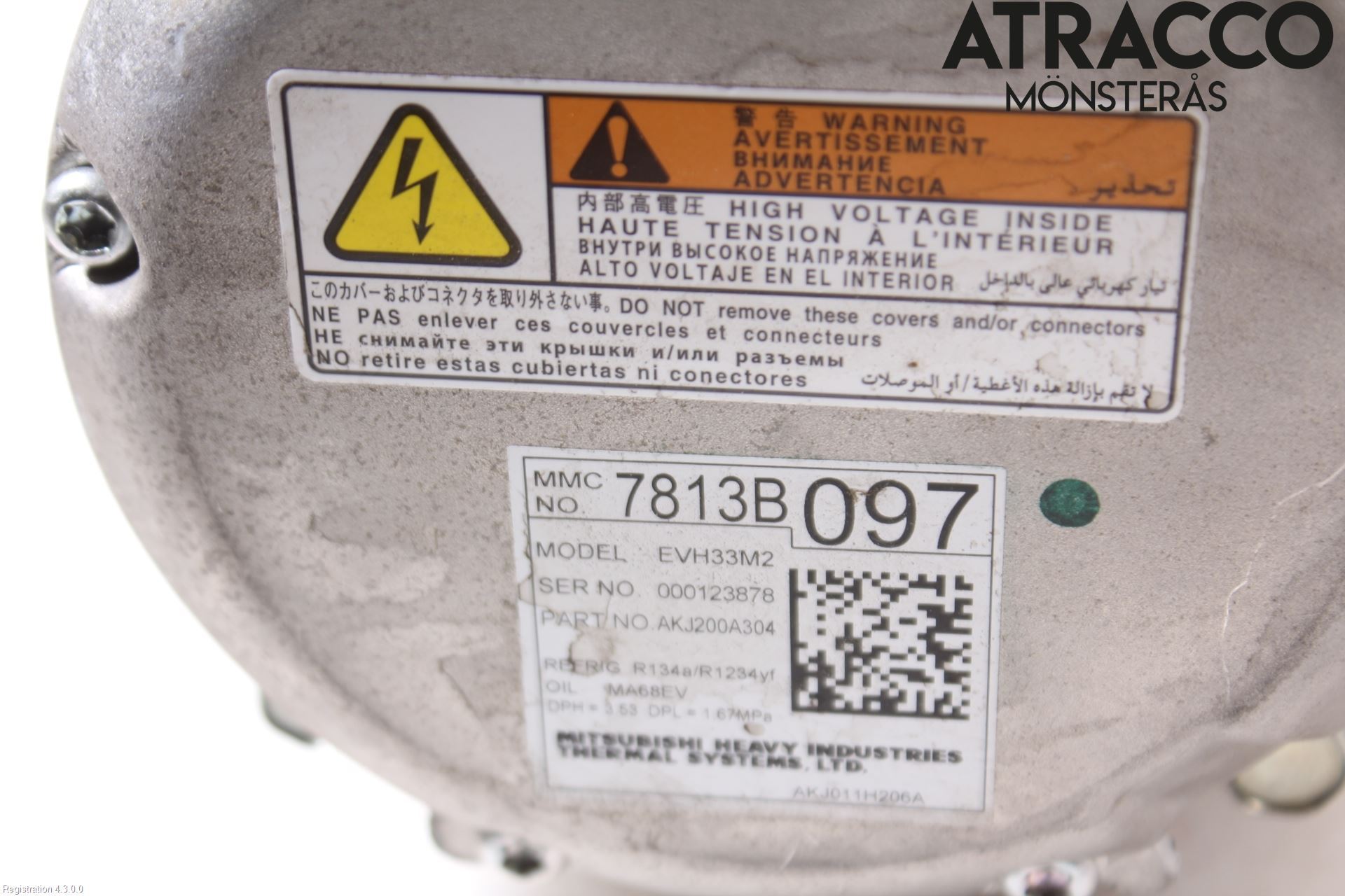 Mitsubishi ECLIPS CROSS Varme Ac Kompressor
