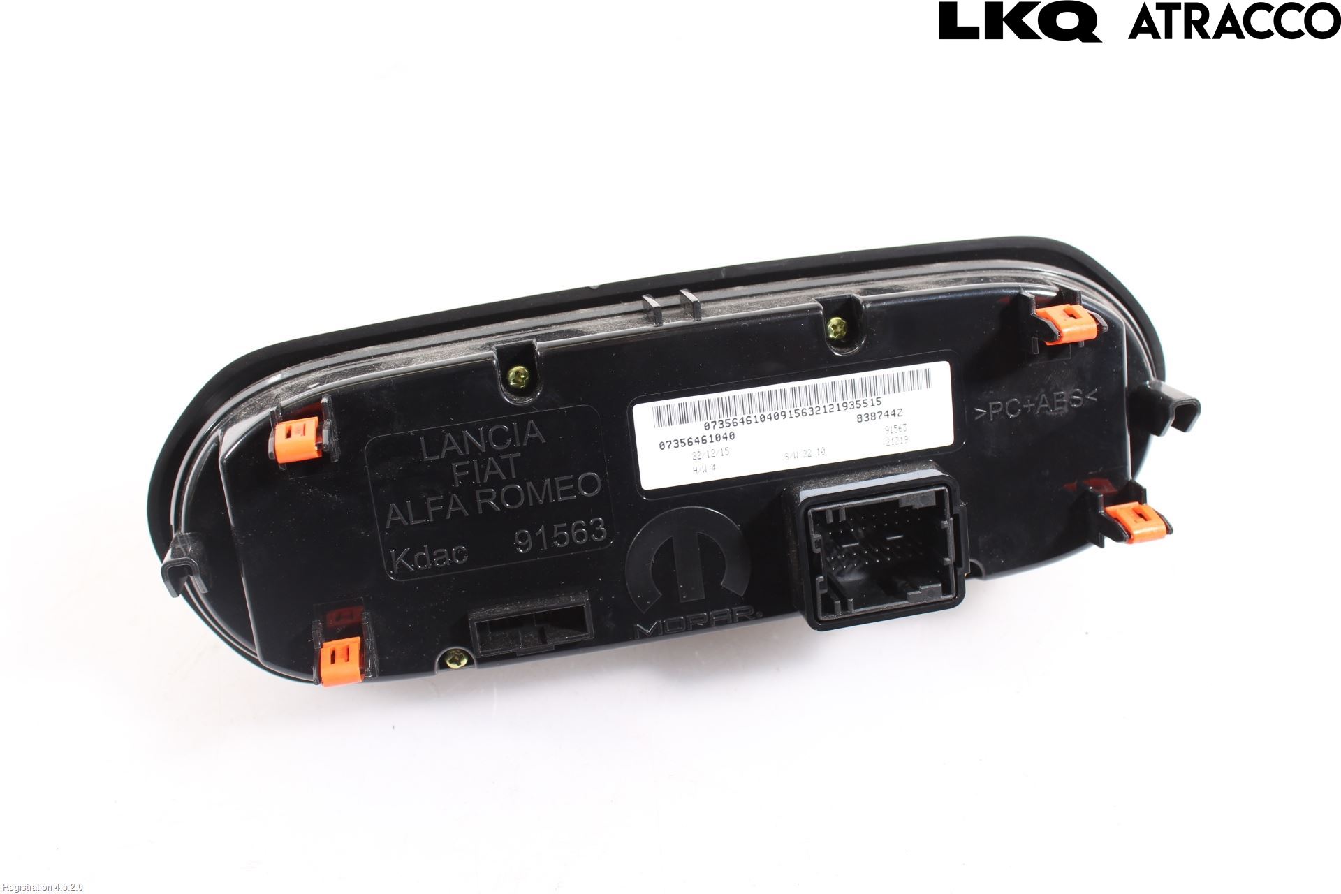 Jeep RENEGADE Varme Ac Betjening-Display