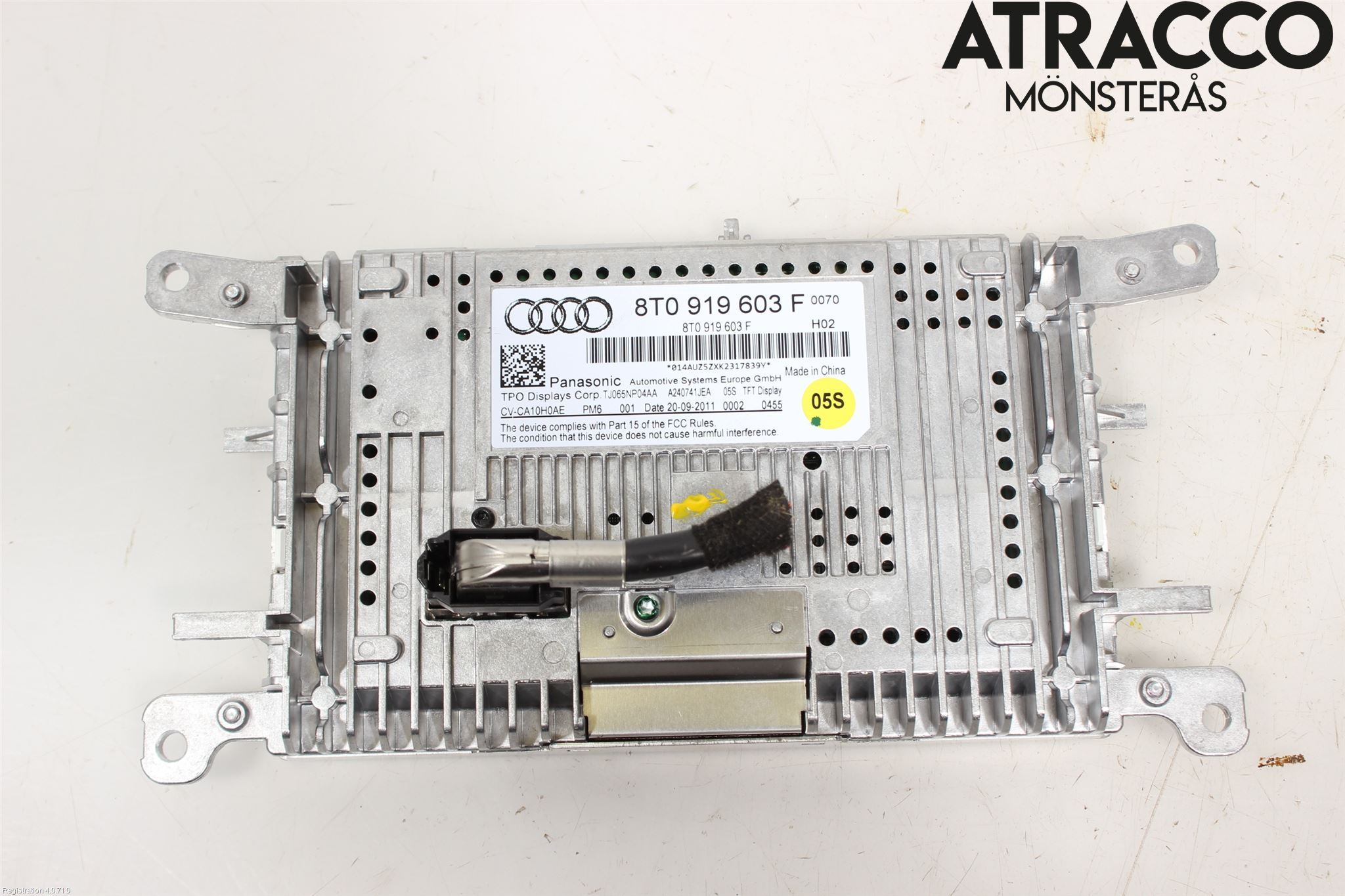 Audi A4/S4 08-11 Multifunktionsdisplay