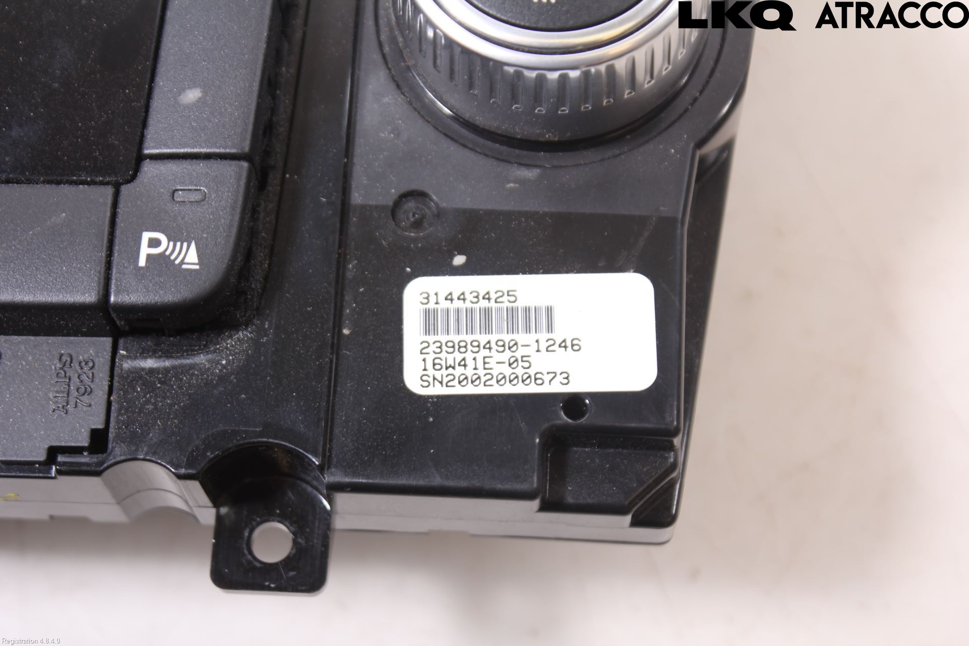 Volvo V60 14-18 Varme Ac Betjening-Display