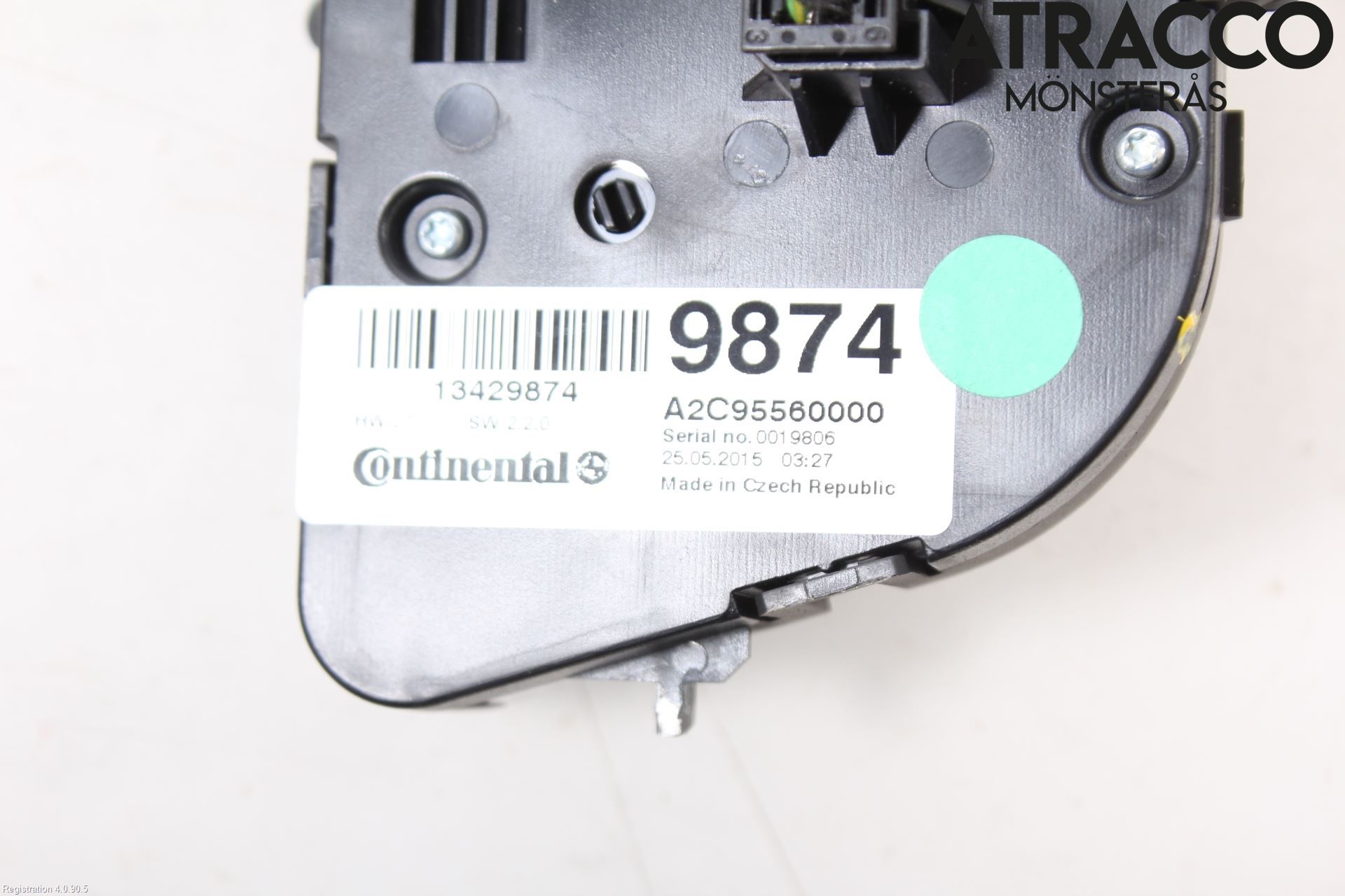 Opel MOKKA 13-20 Varme Ac Betjening-Display