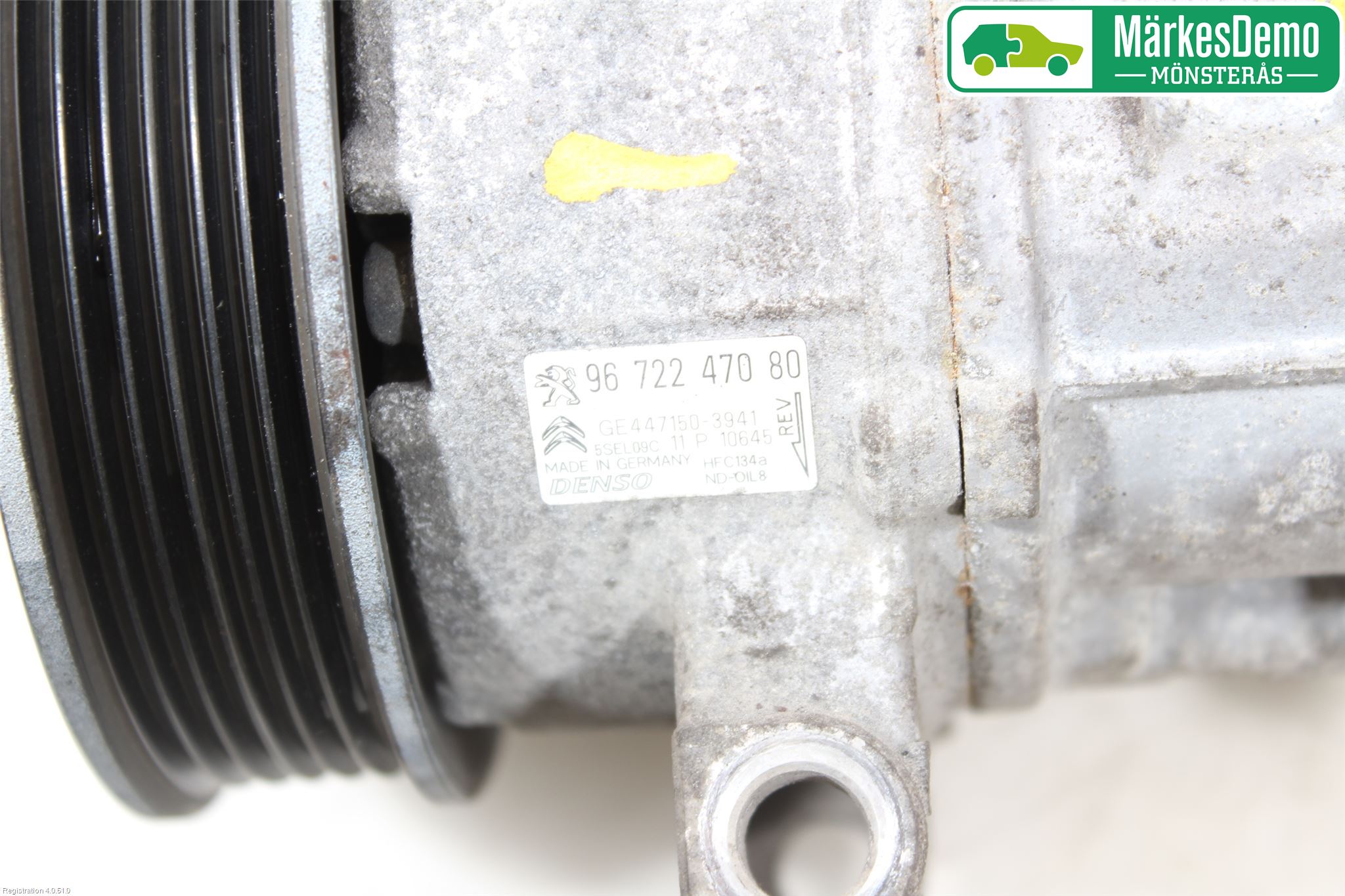 Peugeot 208 12-15 Varme Ac Kompressor