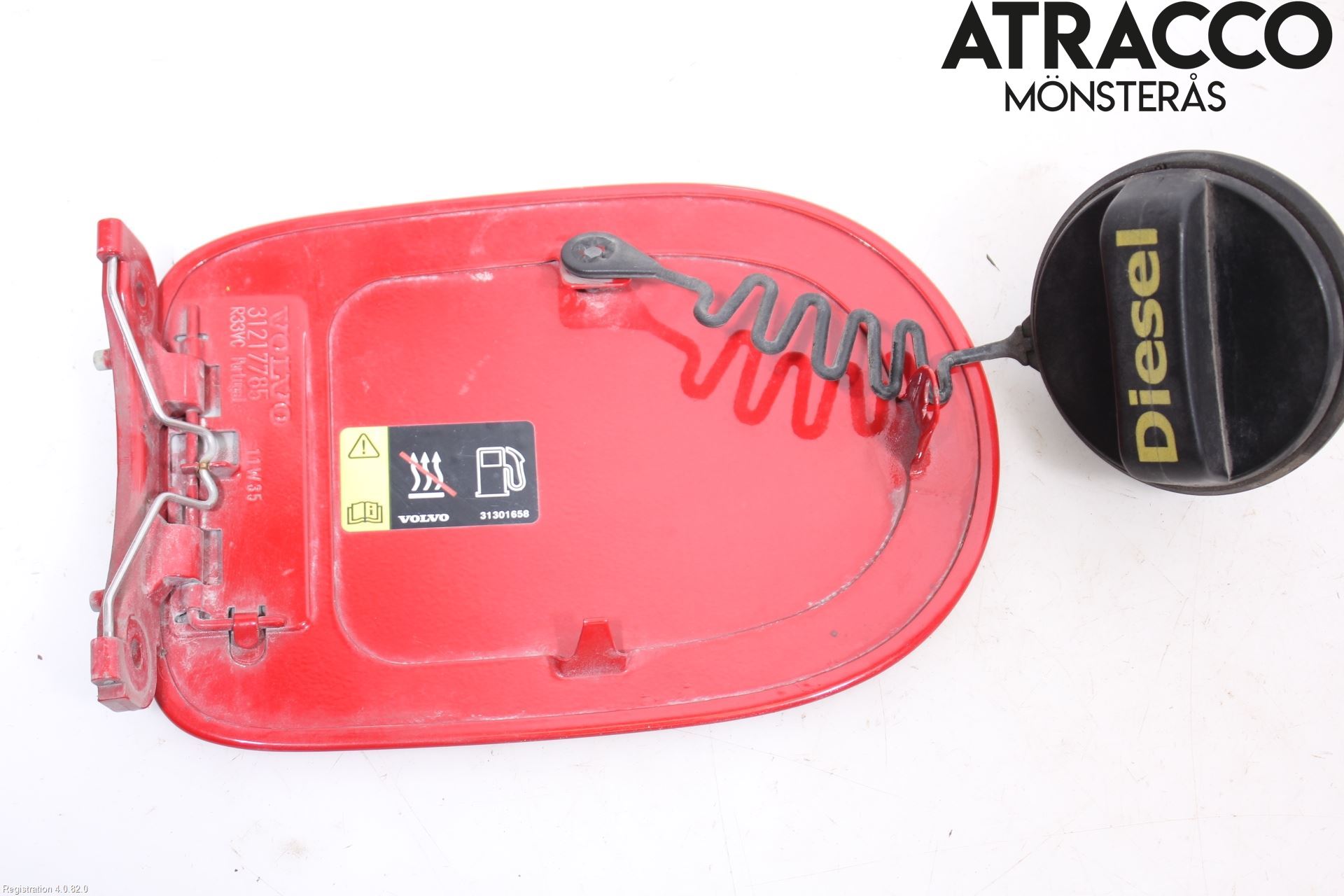 Volvo C30 07-10 Drivstoff Tankluke