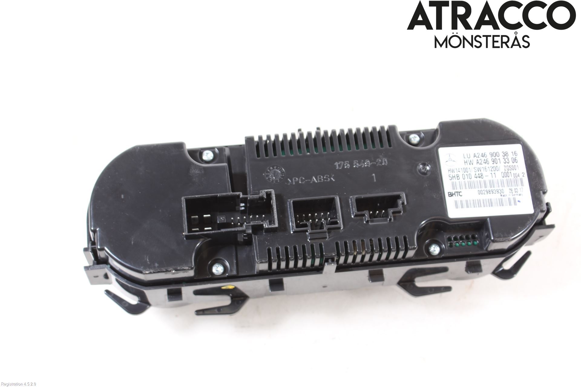Mercedes-Benz MB CLA-KLASS (C117/X117) 13-19 Varme Ac Betjening-Display