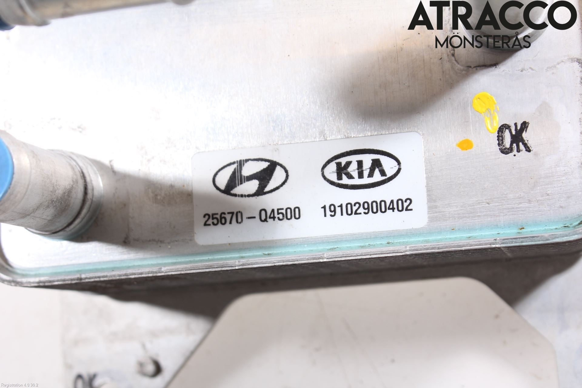 Kia NIRO (DE) 17-22 Radiator Oljekjøler Automatgea