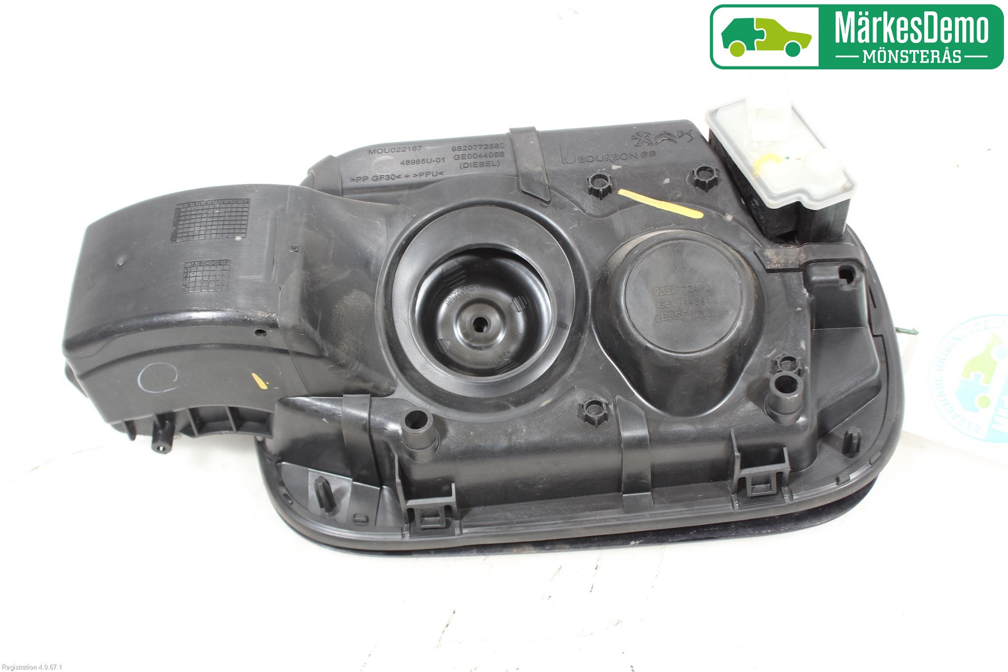 Citroen DS 7 CROSSBACK 19-23 Drivstoff Tankluke