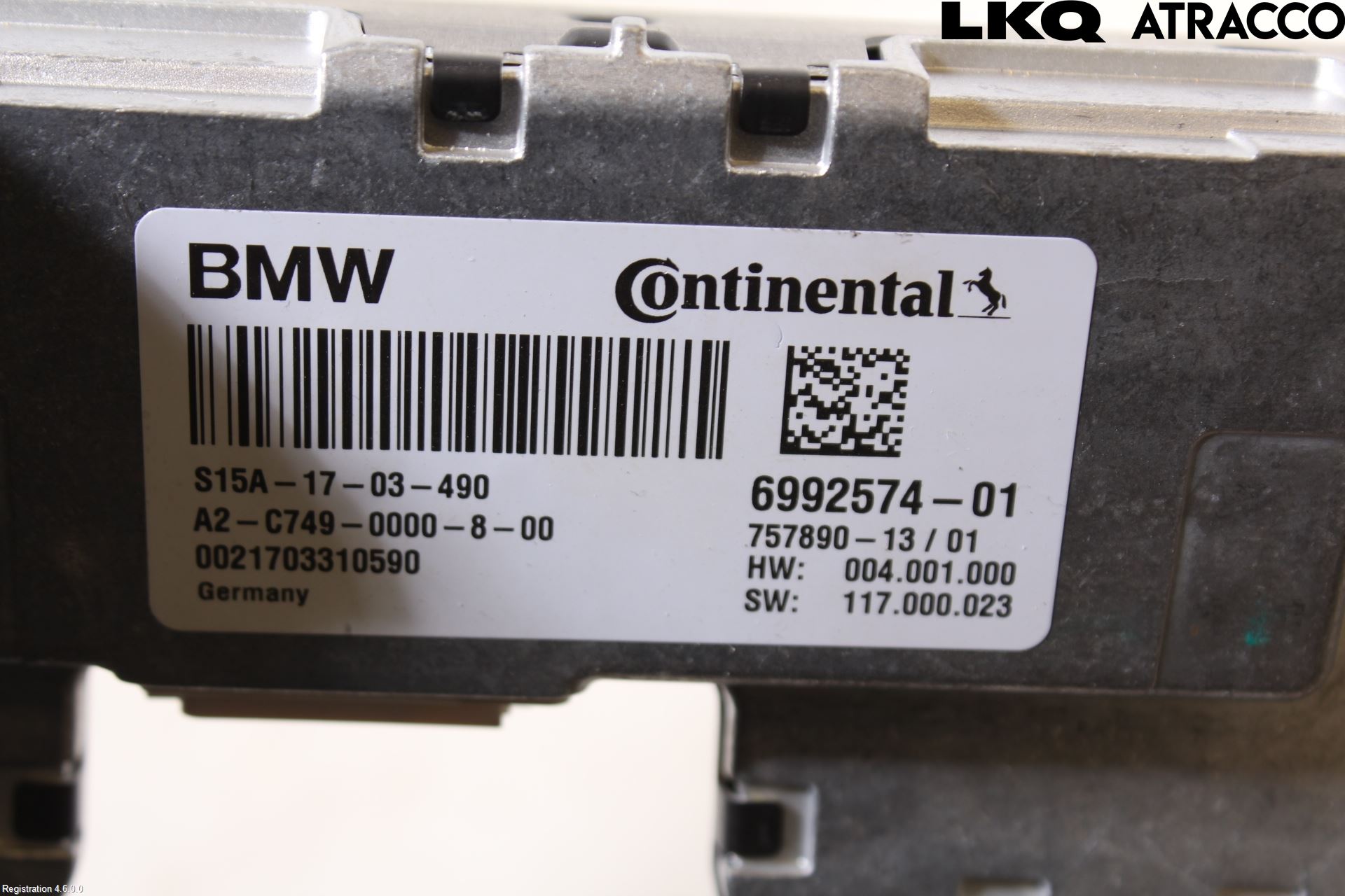 BMW 5 G30/G31/F90 17-23 Sensor Kollisjonsbeskyttelse