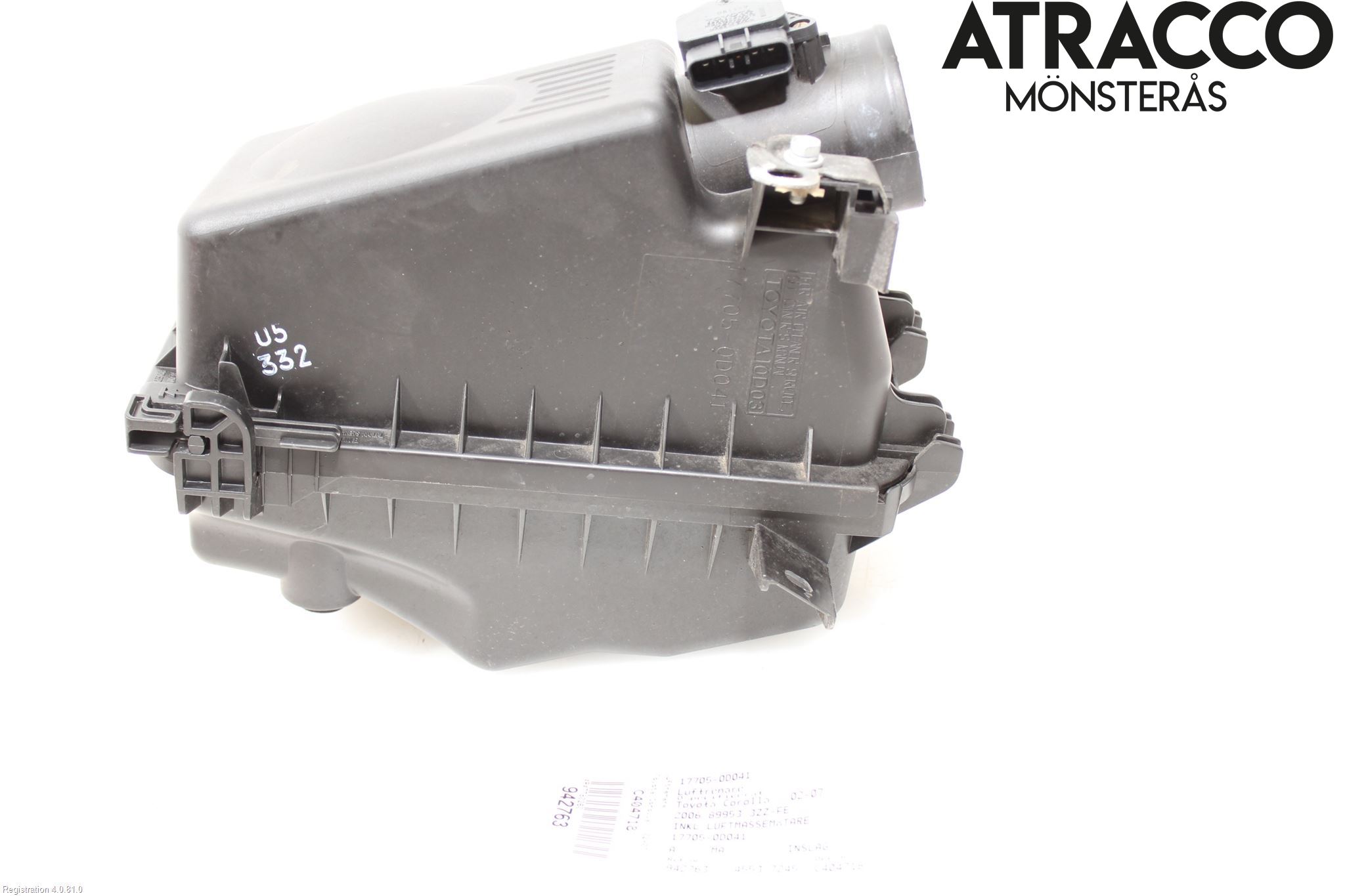 Toyota COROLLA 02-07 Luftfilter Boks