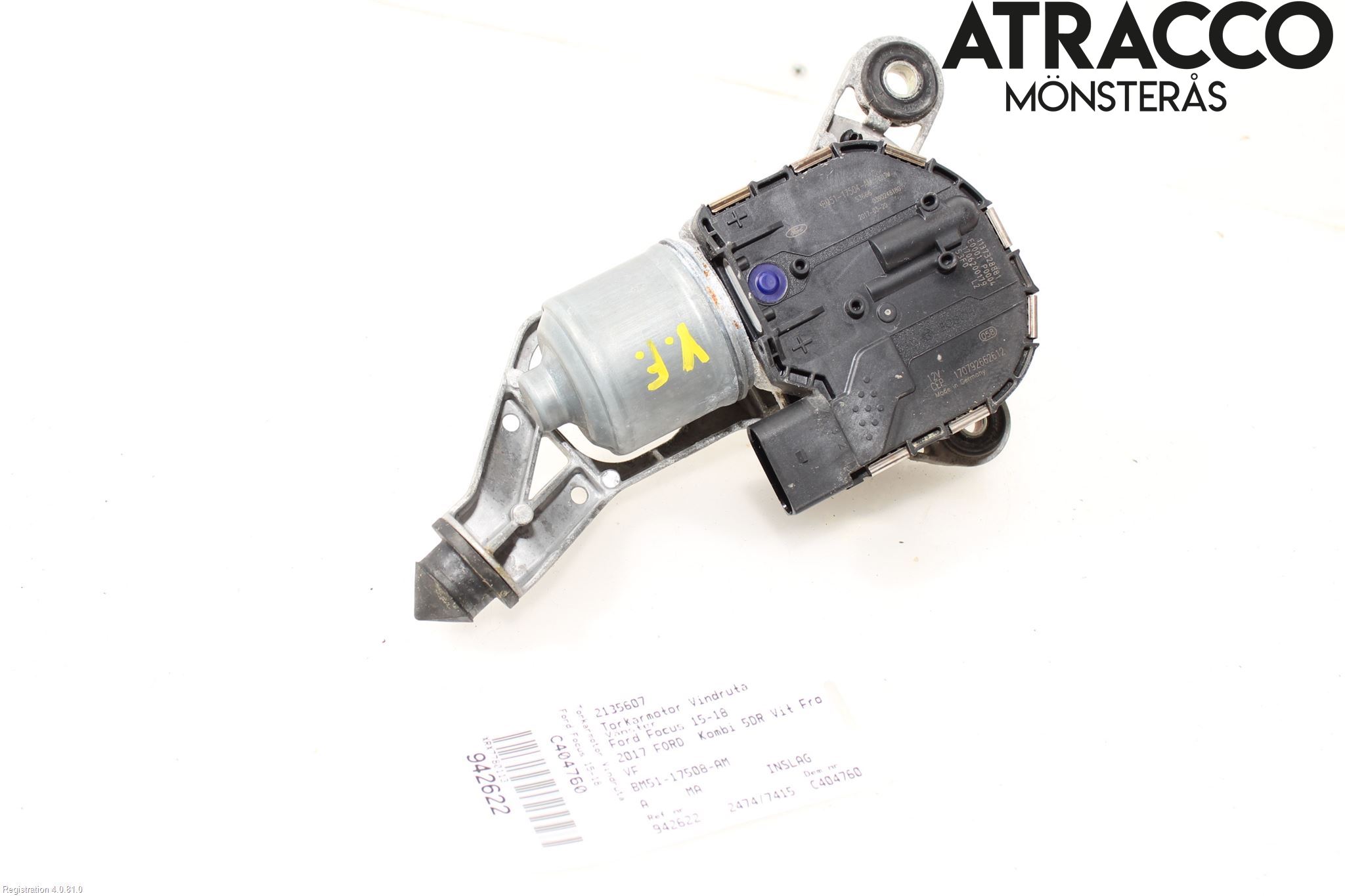 Ford FOCUS 15-18 Viskermotor Frontrute