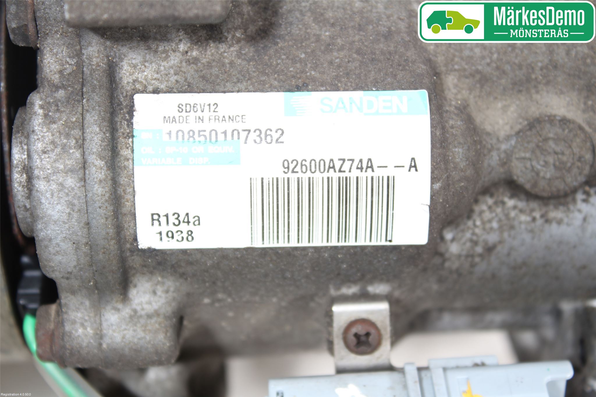 Nissan NV200/NV200 COMBI Varme Ac Kompressor