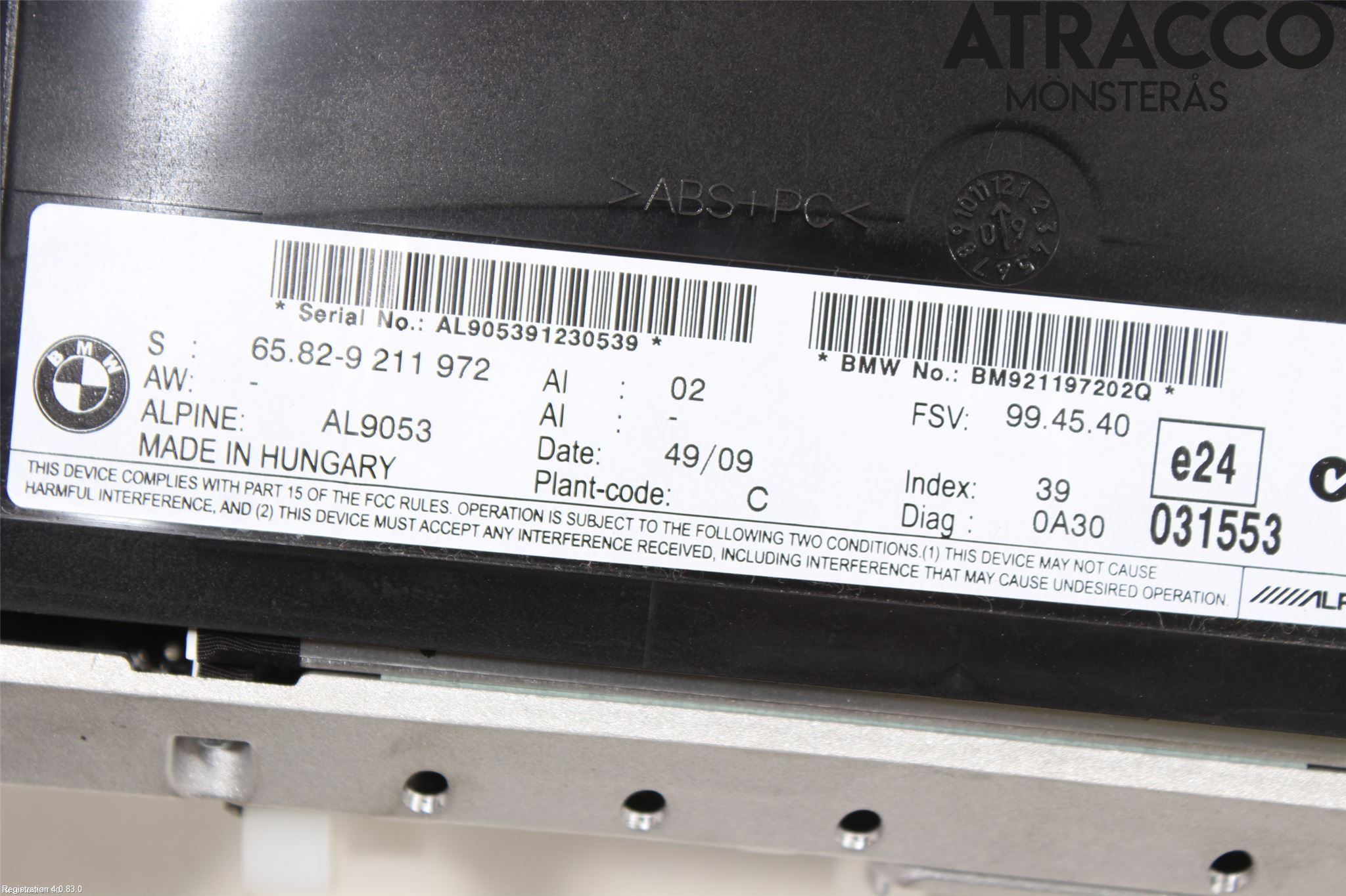 BMW 5 E60/61 Sed/Tou 02-10 Kjørecomputer