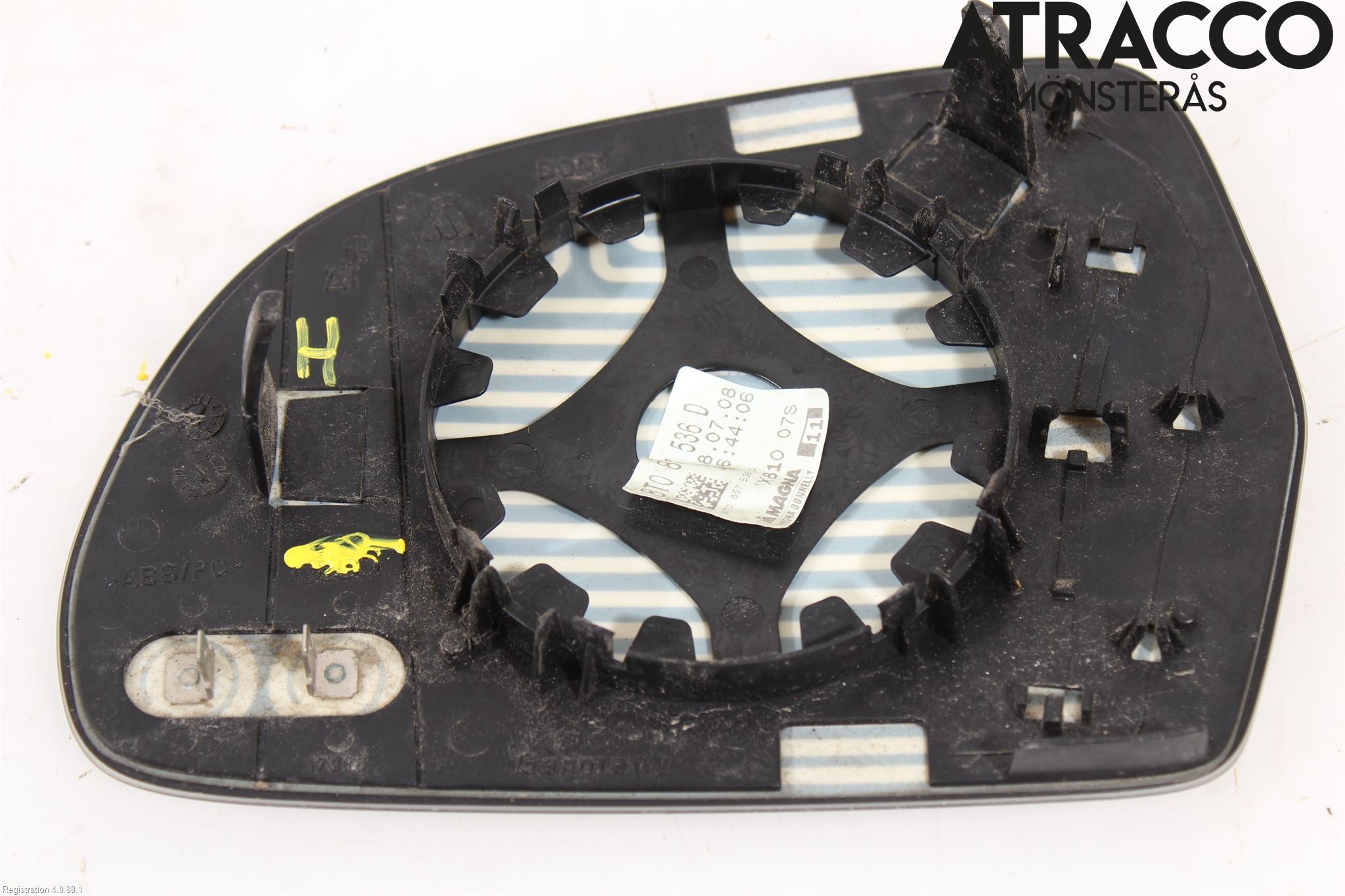 Audi A4/S4 08-11 Speil Glass H