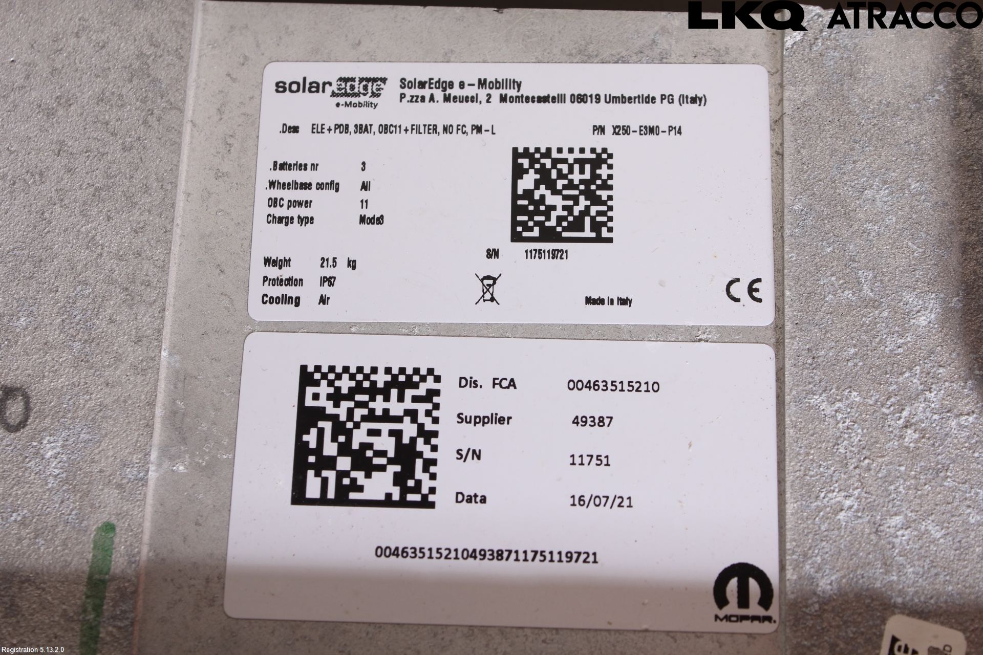 Fiat DUCATO 15-23 Batterilader Hybrid