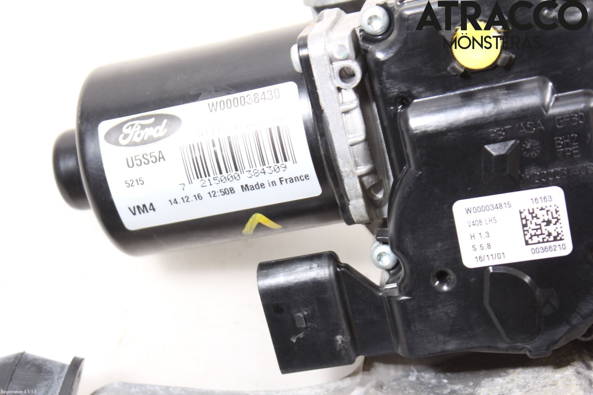 Ford TRANSIT/TOURNEO CONNECT 13-22 Viskermotor Frontrute