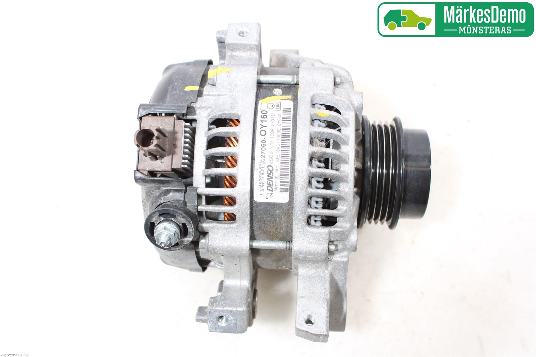 Toyota YARIS XP130 15-20 Dynamo