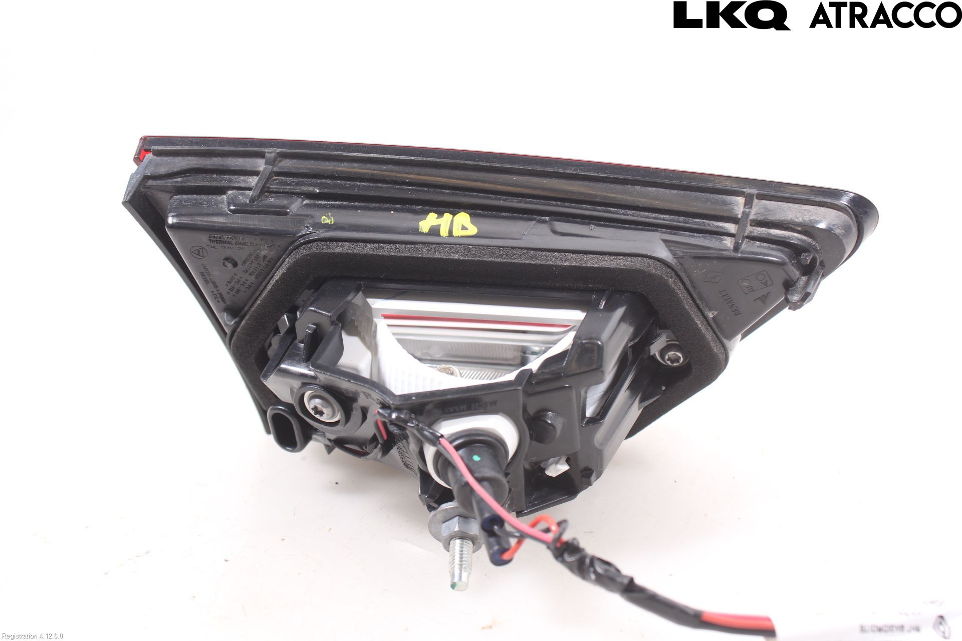 Renault CLIO IV 16-19 Baklykt Høyre  På Luke(Indre)