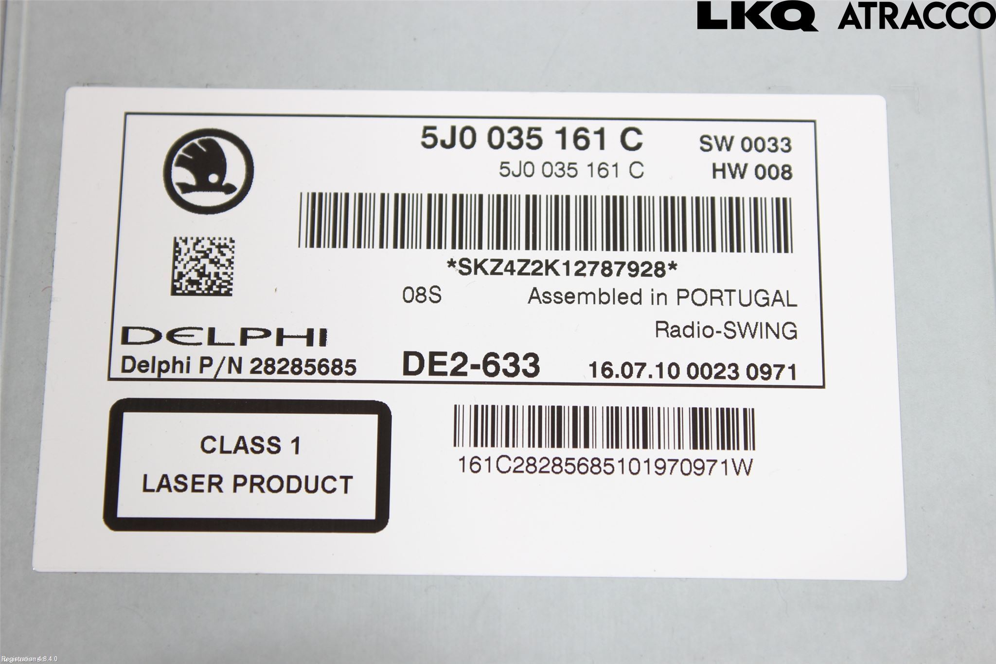 Skoda PRAKTIK Stereo Radio