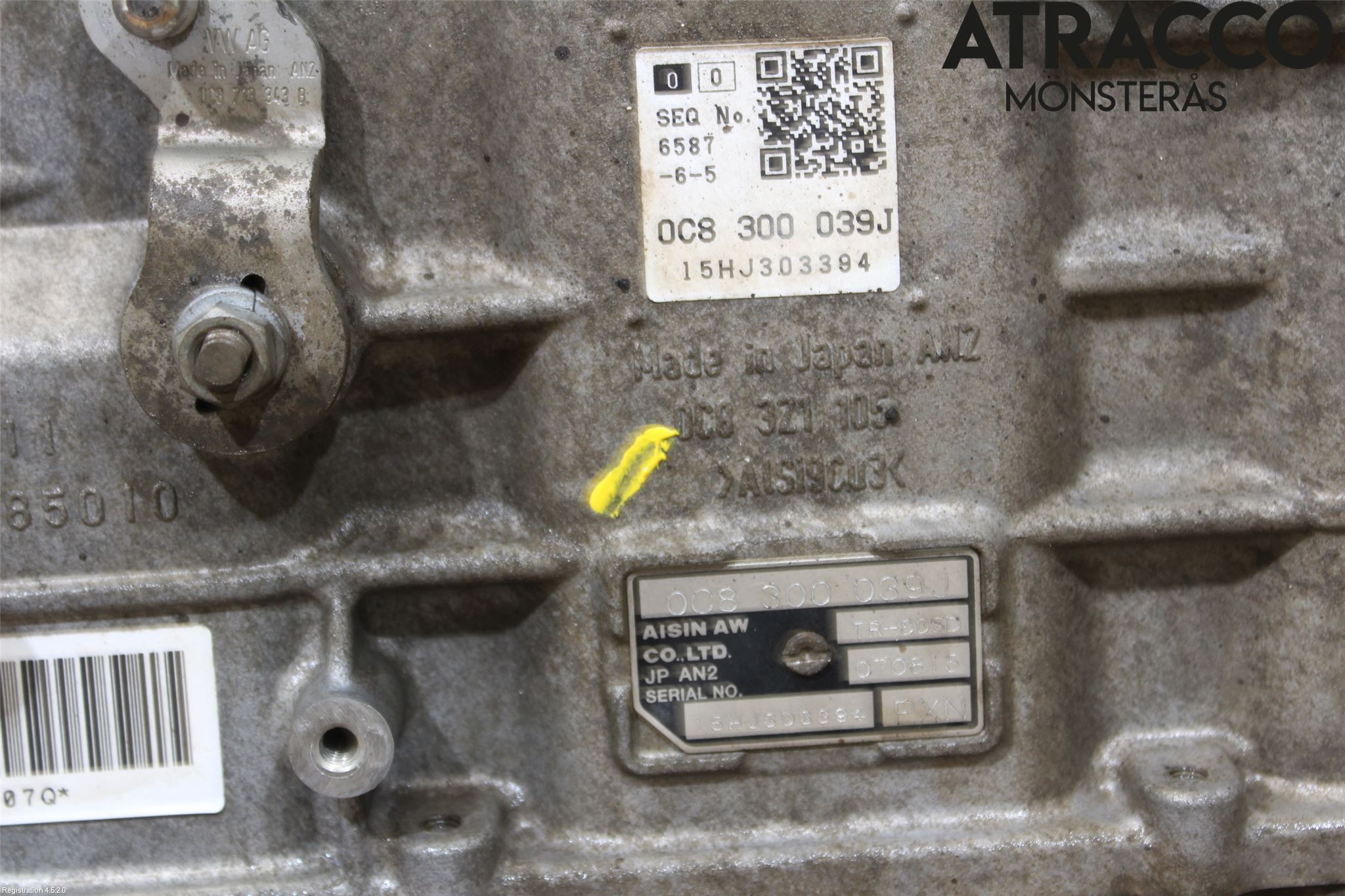 Volkswagen VW TOUAREG 7P 11-18 Gearkasse Automat