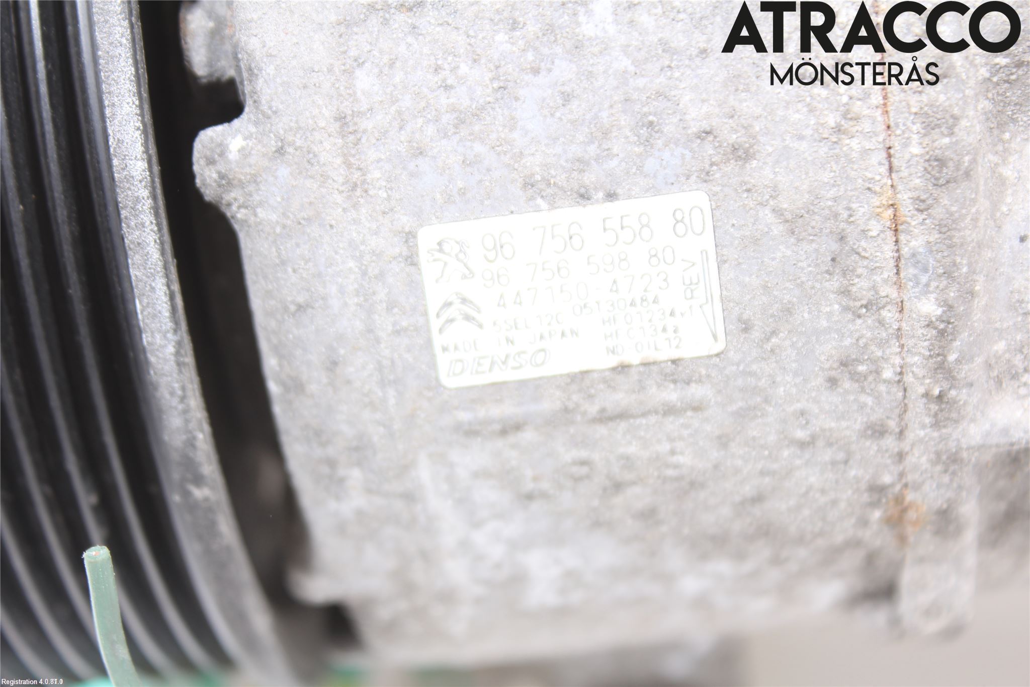Citroen C4 GRAND PICASSO 14-18 Varme Ac Kompressor