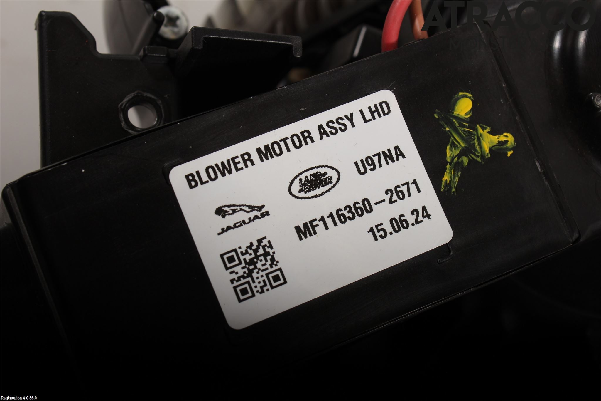 Jaguar XE (X760) 15-24 Varmeapparat Viftemotor
