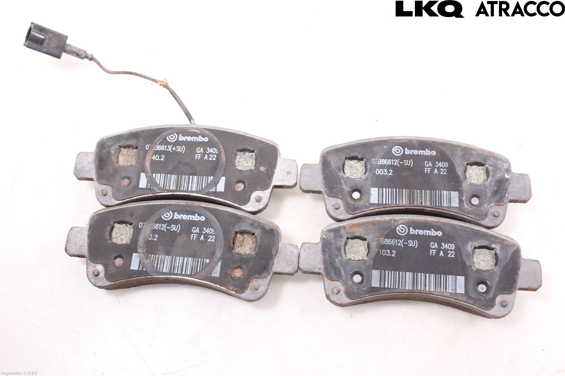 Fiat DUCATO 15-23 Bremsebelegg Bak