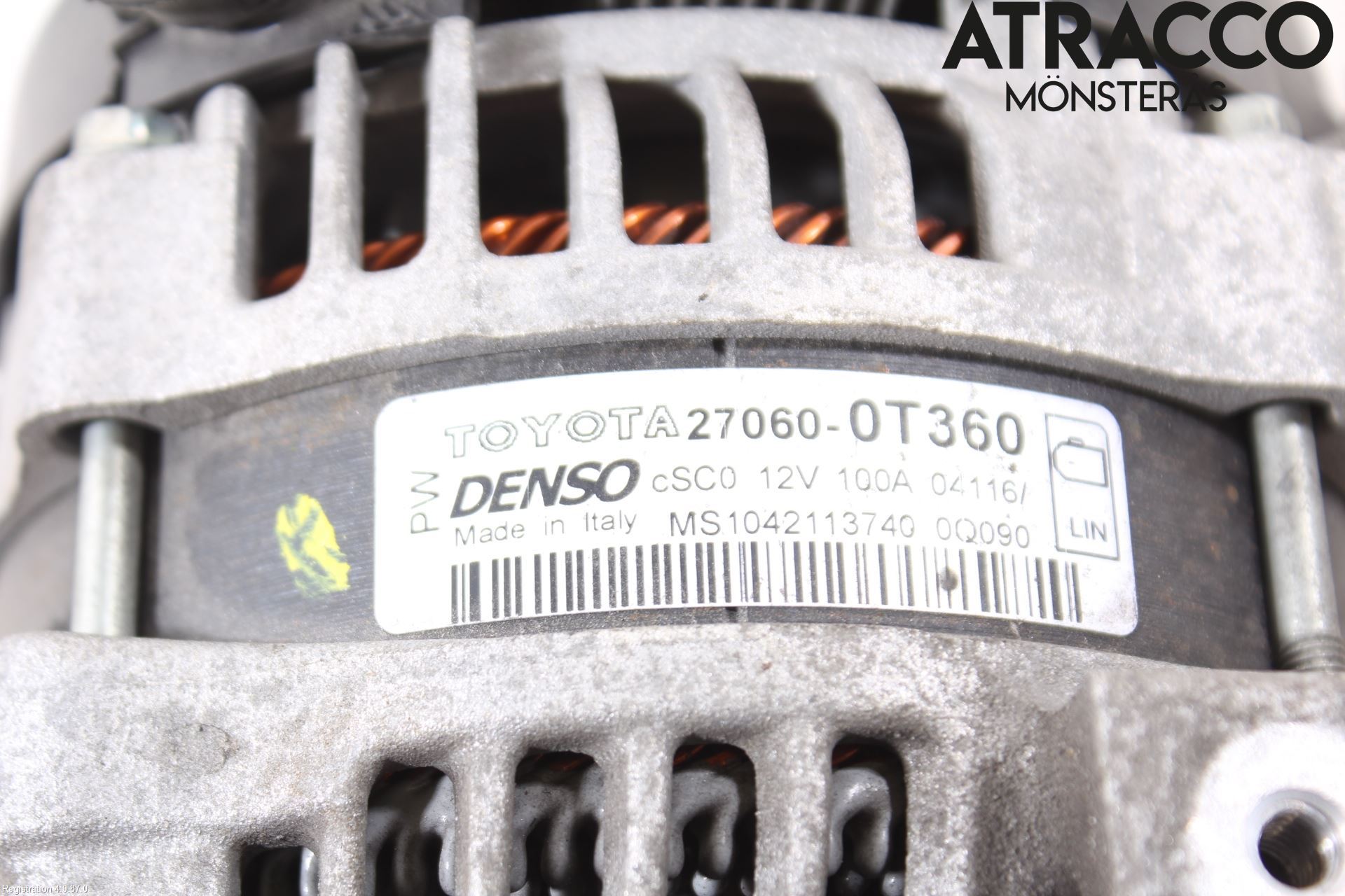 Toyota AVENSIS 16-18 Dynamo