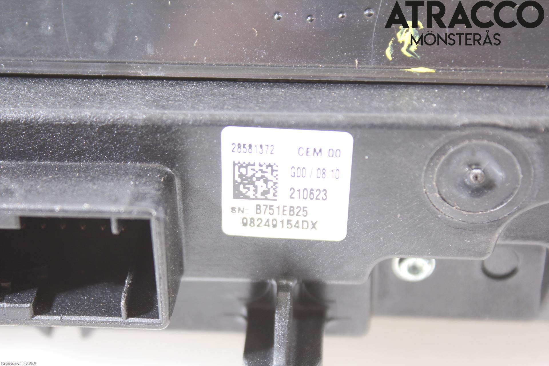 Peugeot 5008 17-24 Varme Ac Betjening-Display