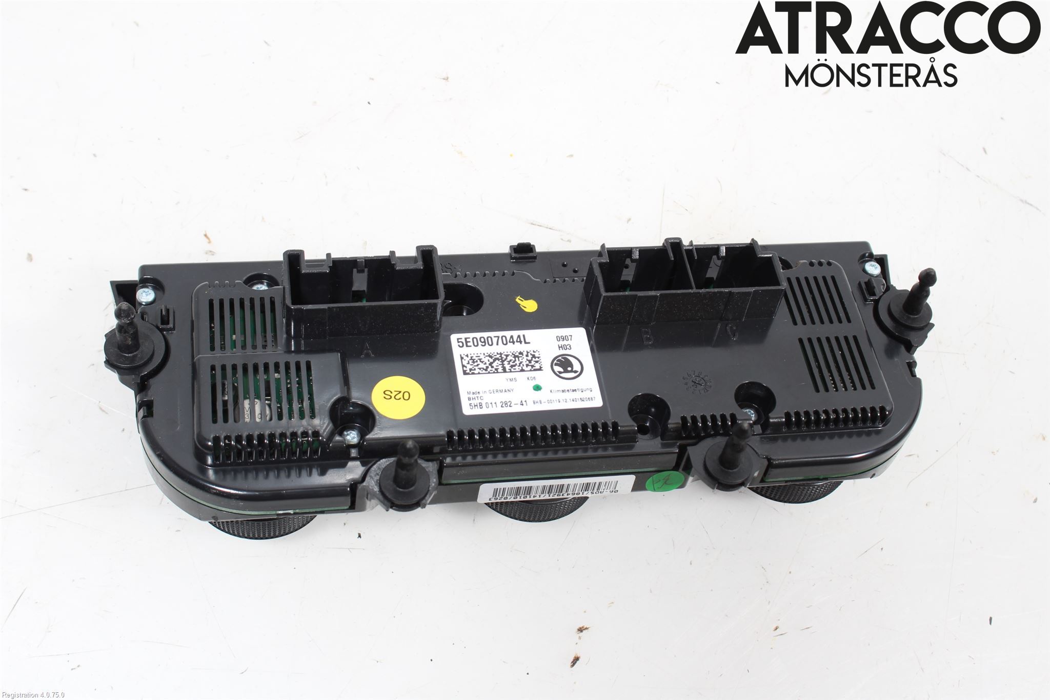 Skoda OCTAVIA (5E) 13-20 Varme Ac Betjening-Display