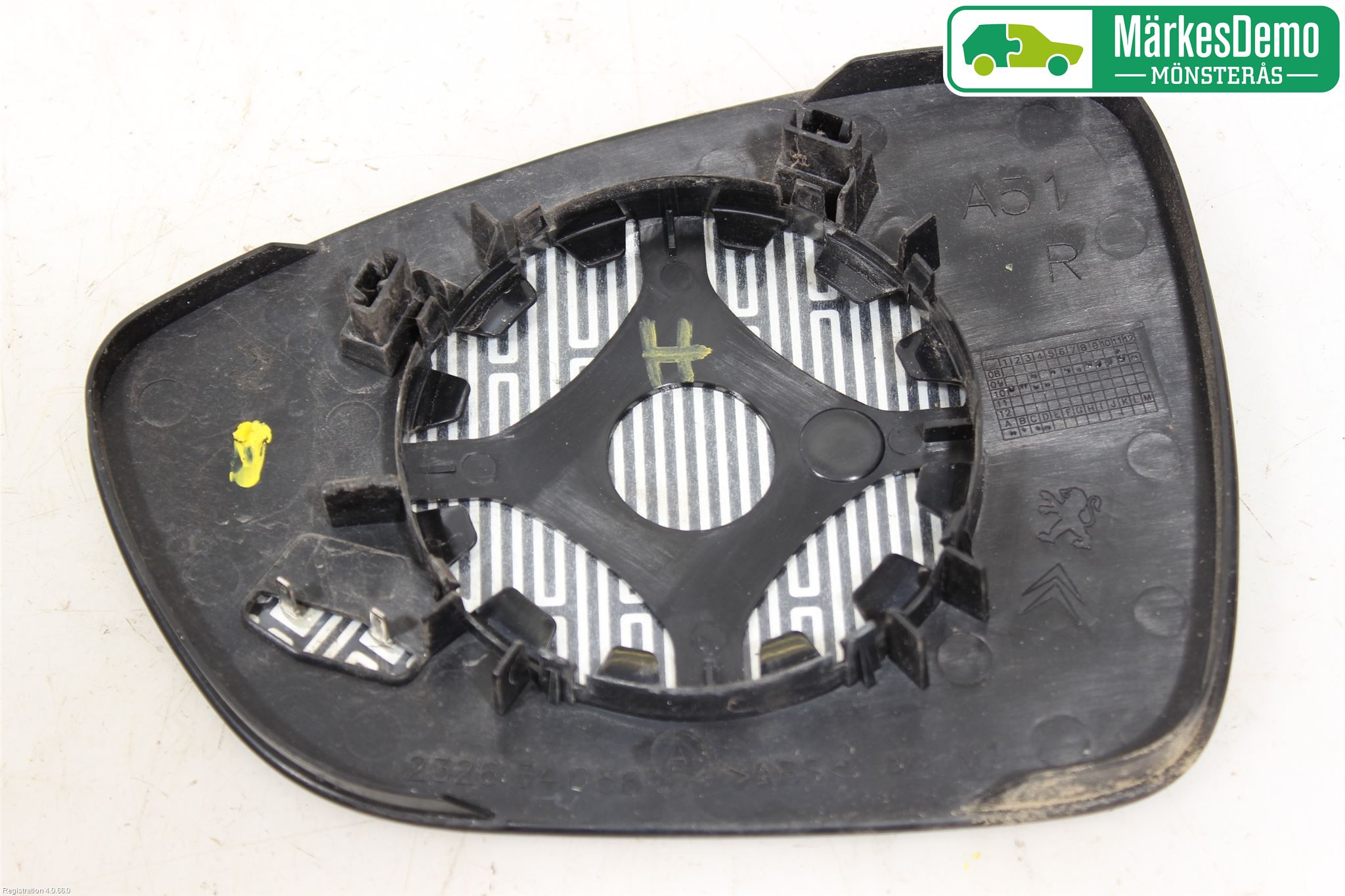 Citroen C3 10-17 Speil Glass H