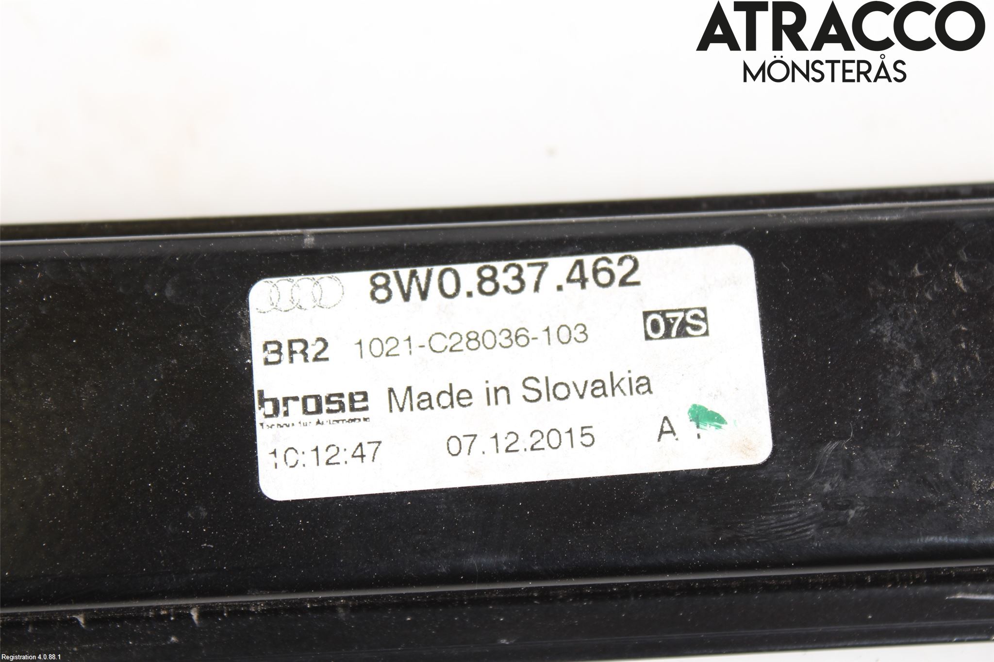 Audi A4/S4 B9 16-19 Vindusheis El Komp