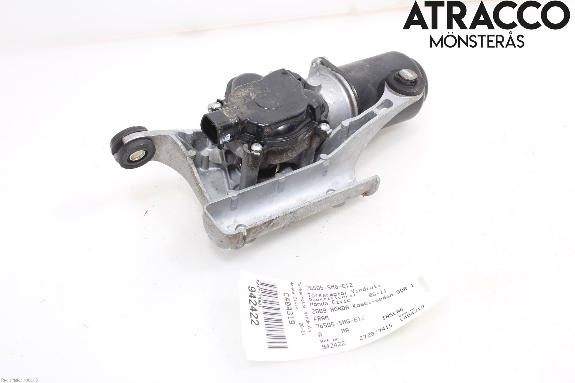 Honda CIVIC 06-11 Viskermotor Frontrute