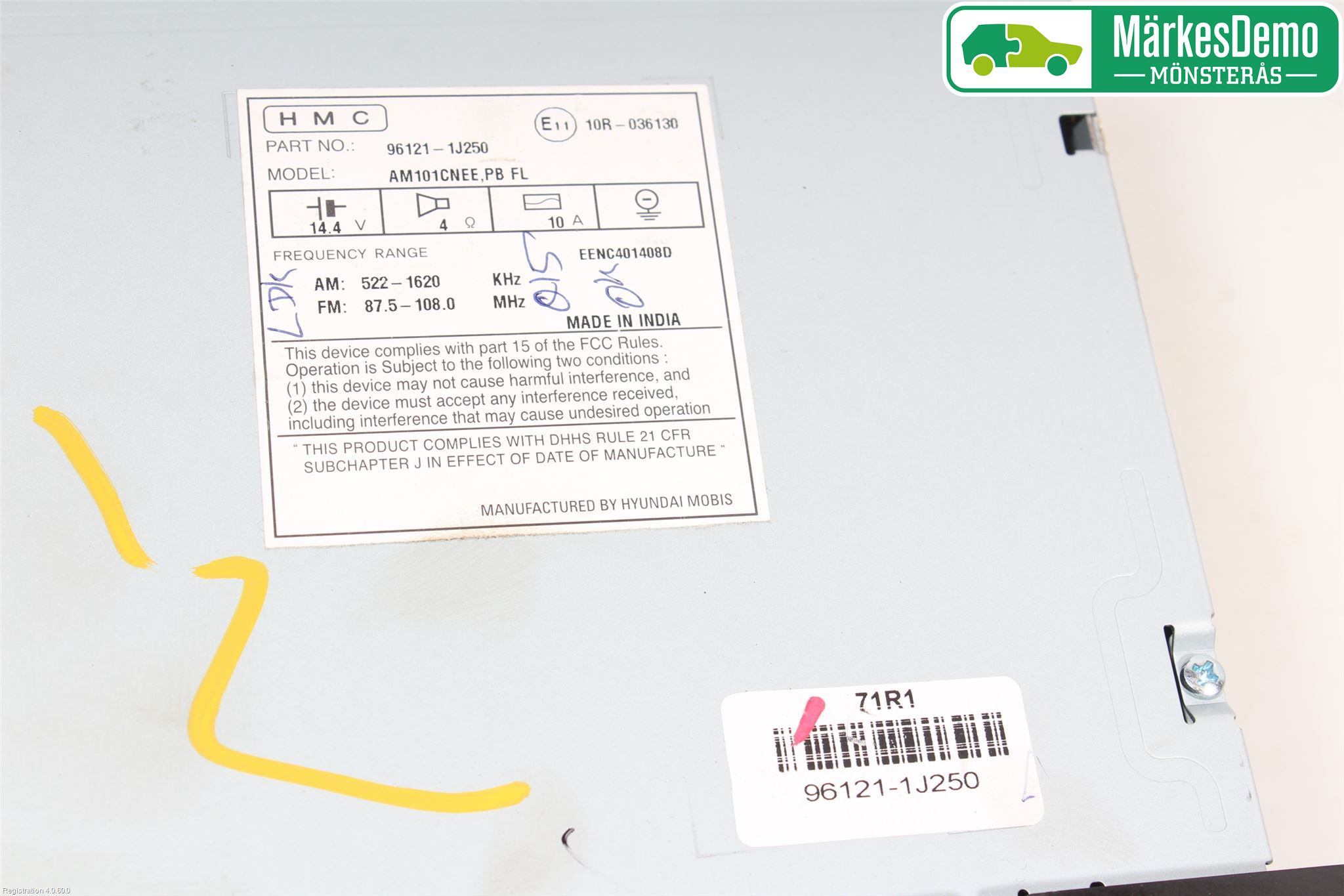 Hyundai i20 PB 09-14 Stereo Radio