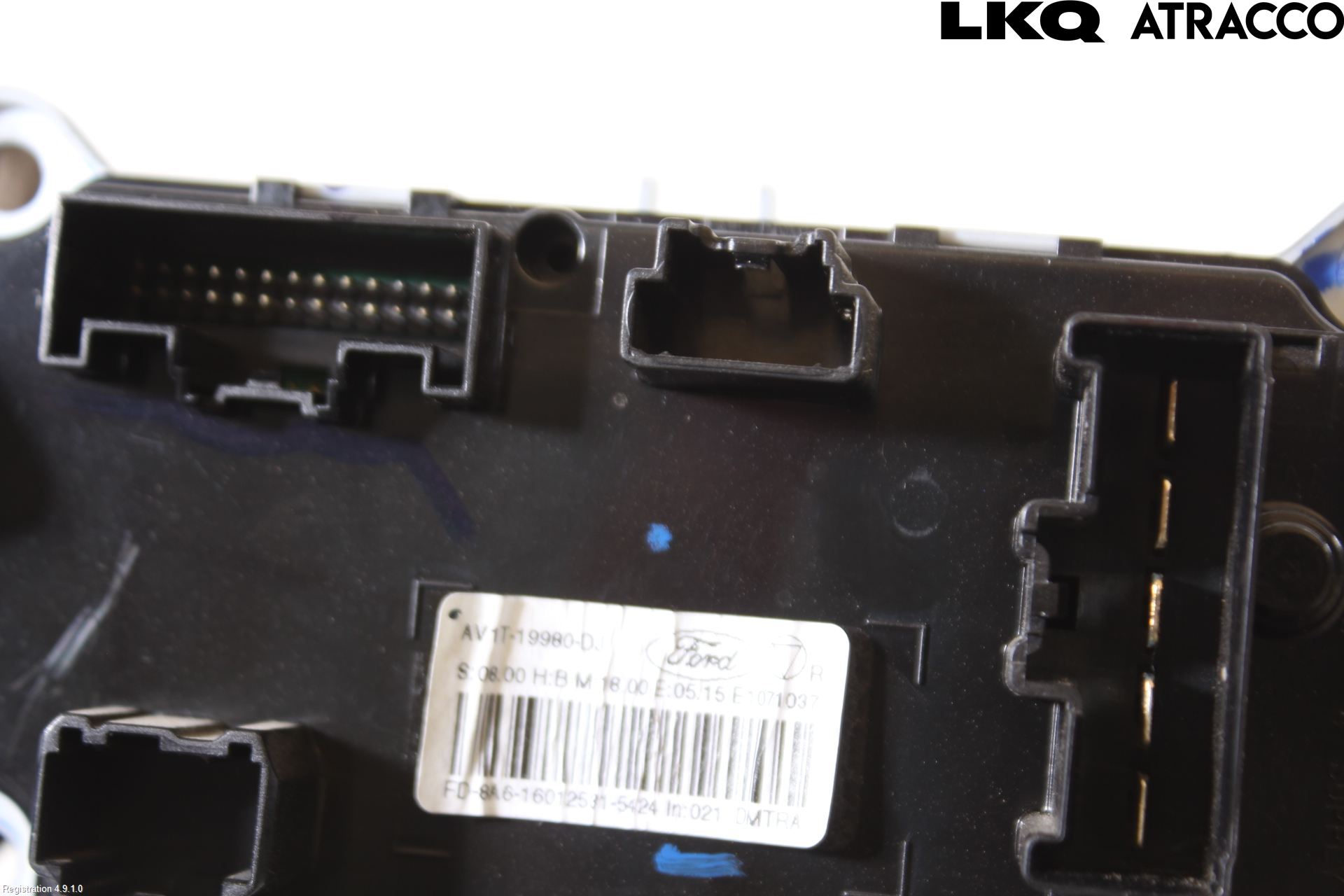 Ford TRANSIT/TOURNEO COURIER 13-23 Varme Ac Betjening-Display