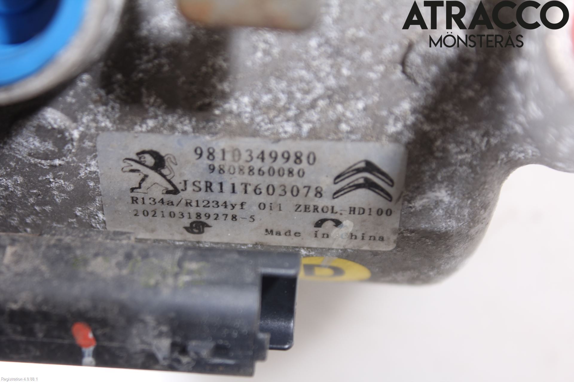 Citroen COTROEN C3 17-24 Varme Ac Kompressor