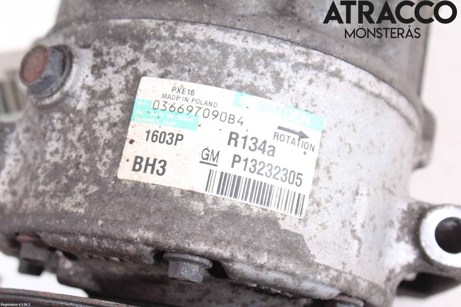 Opel INSIGNIA 09-16 Varme Ac Kompressor