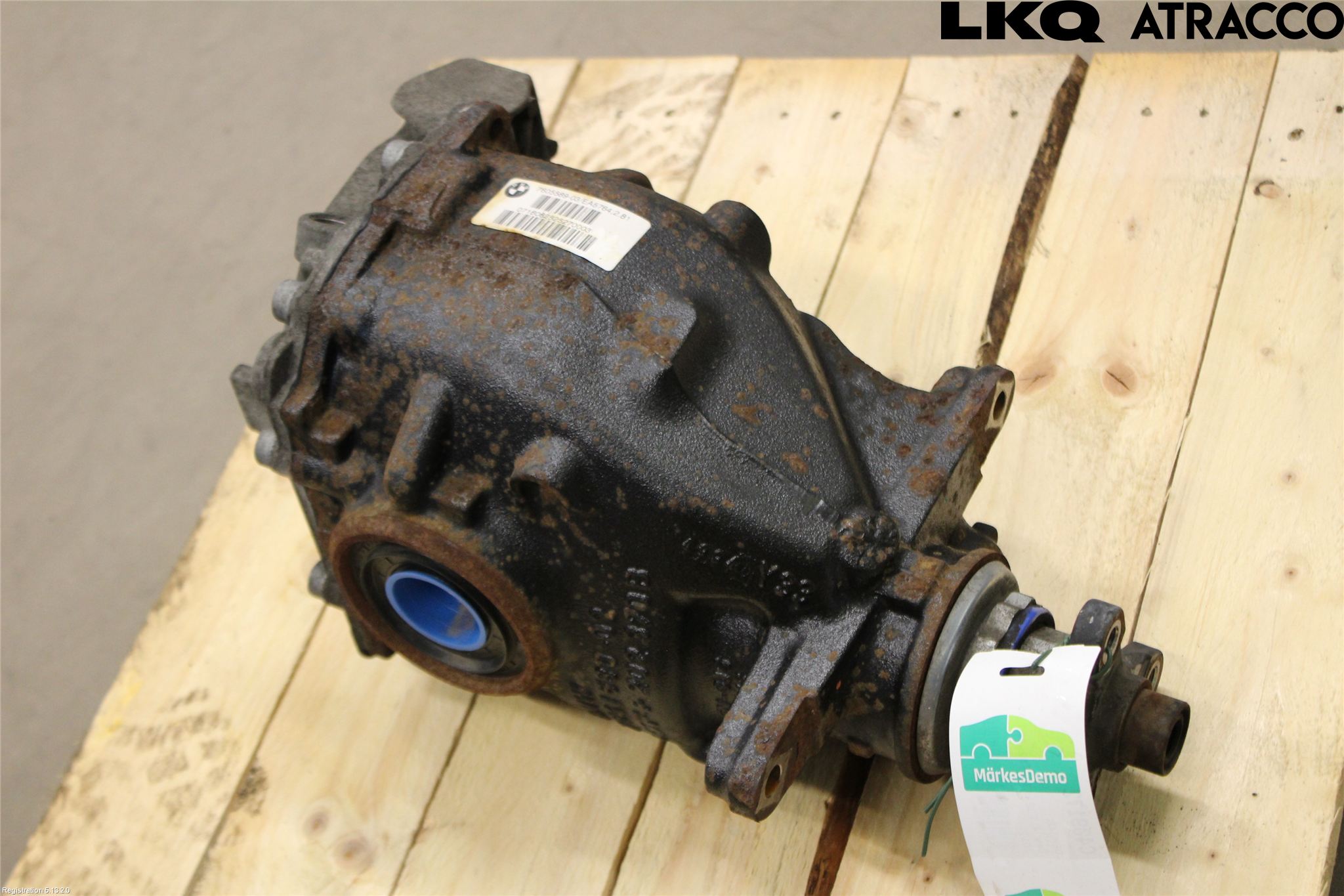 BMW 4 F32/F33/F82/F83 13-20 Bakaksel Kardang Bak -Diff