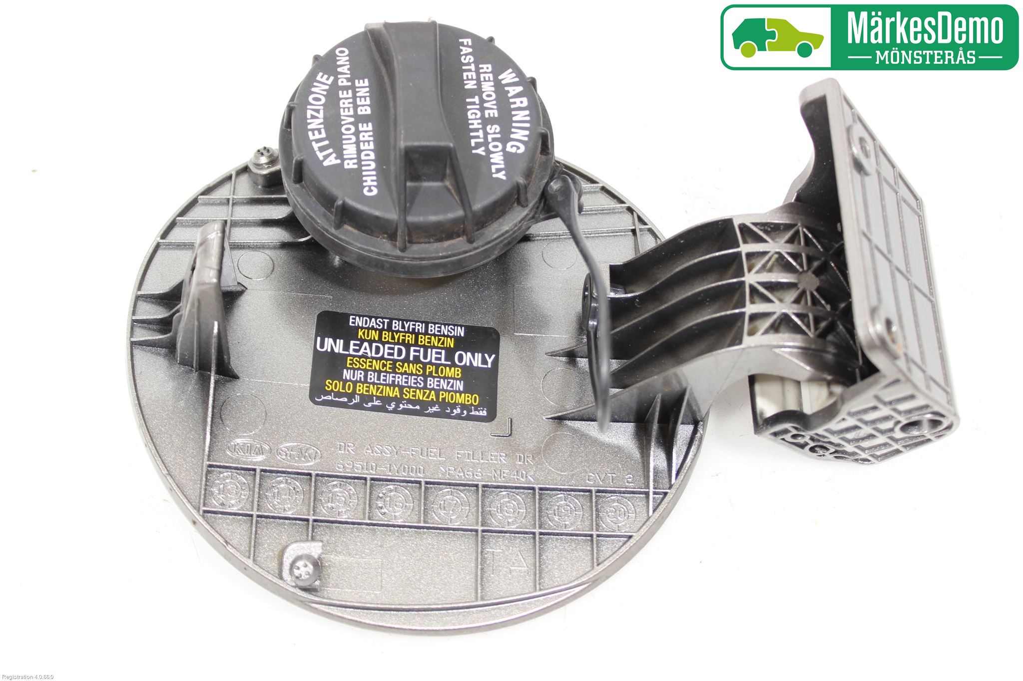 Kia PICANTO 12-17 Drivstoff Tankluke