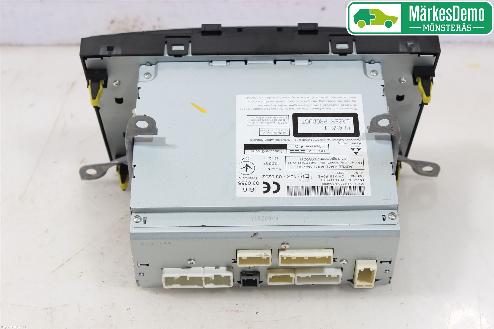 Toyota AVENSIS 09-15 Stereo Radio Med Cd