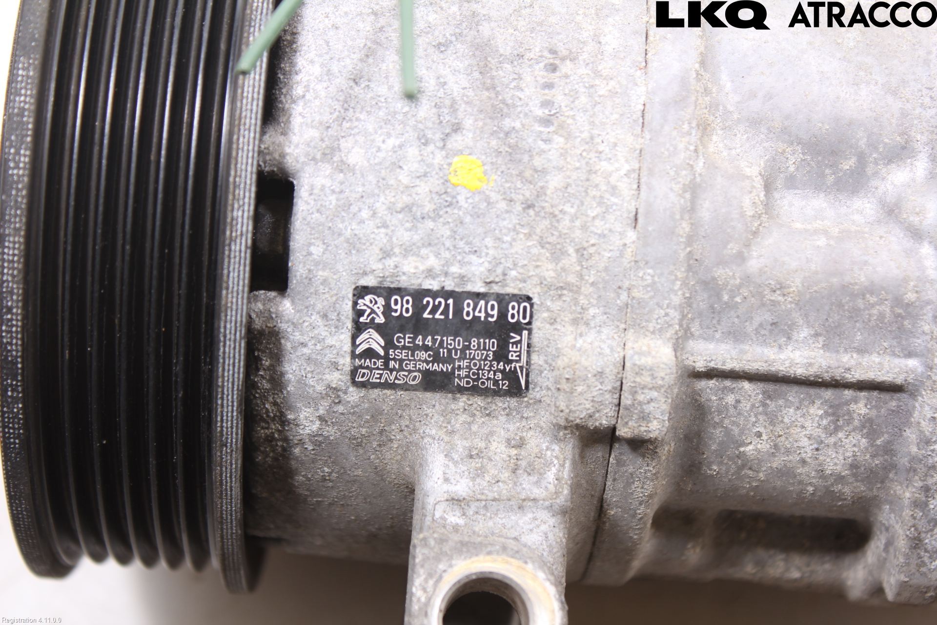 Peugeot PEUGOT 208 16-19 Varme Ac Kompressor